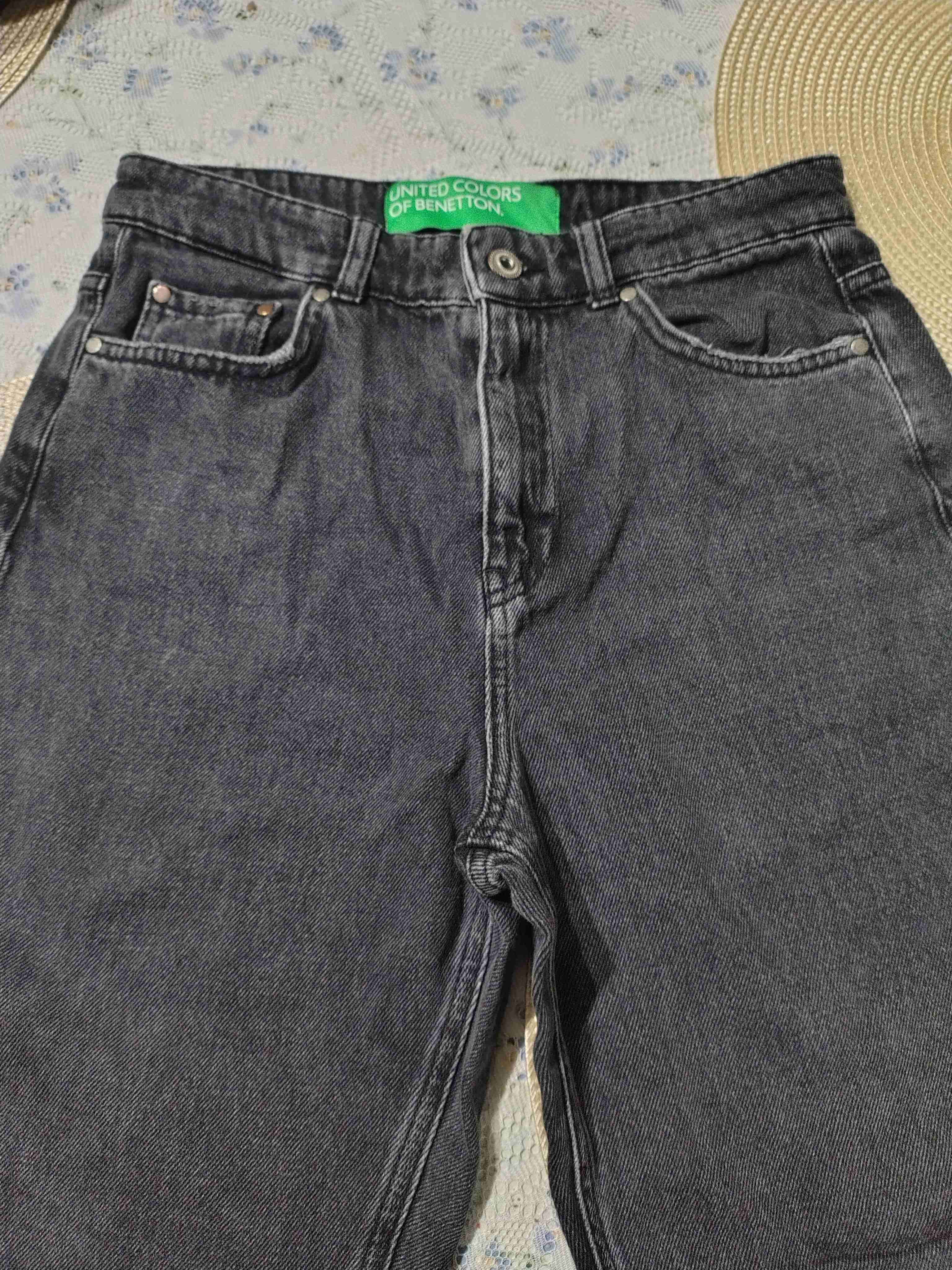 Jeans negros United Colors - miniatura 1