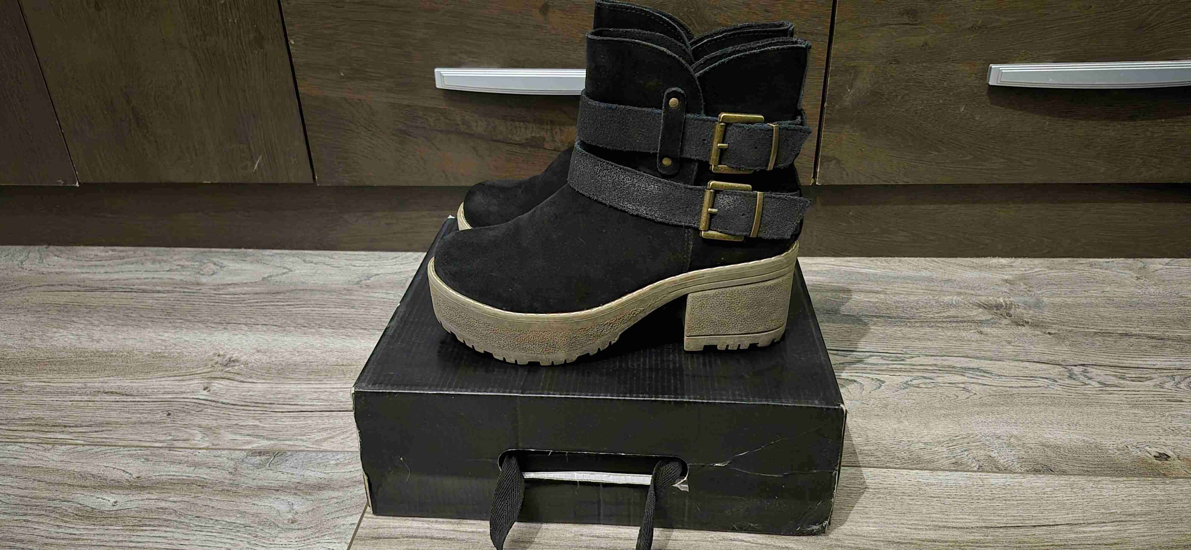 Botines Gota de gamuza- talla 37 - miniatura 2