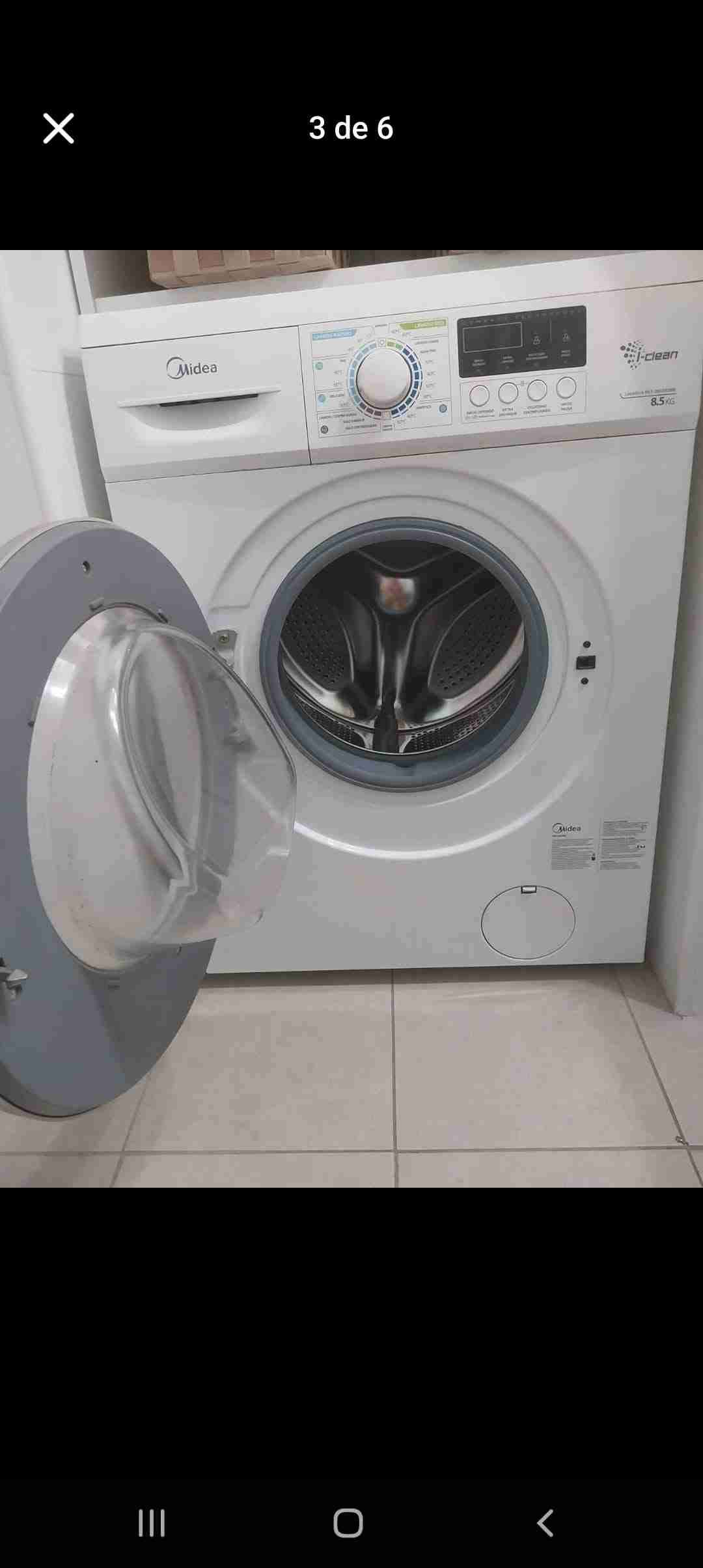 Lavadora Midea 8.5 KG blanca - miniatura 2