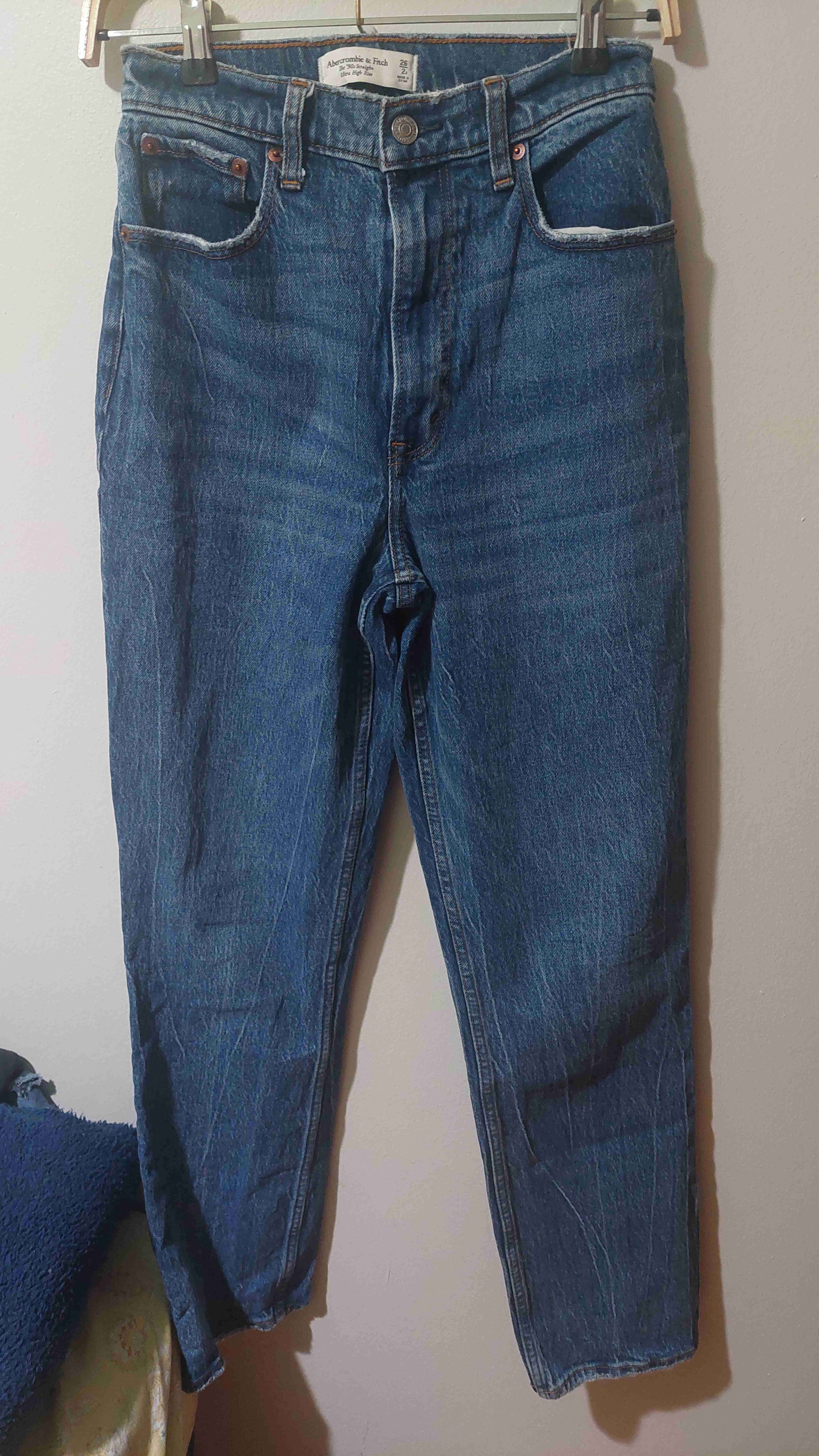 Jeans azul Abercrombie & Fitch - miniatura 1