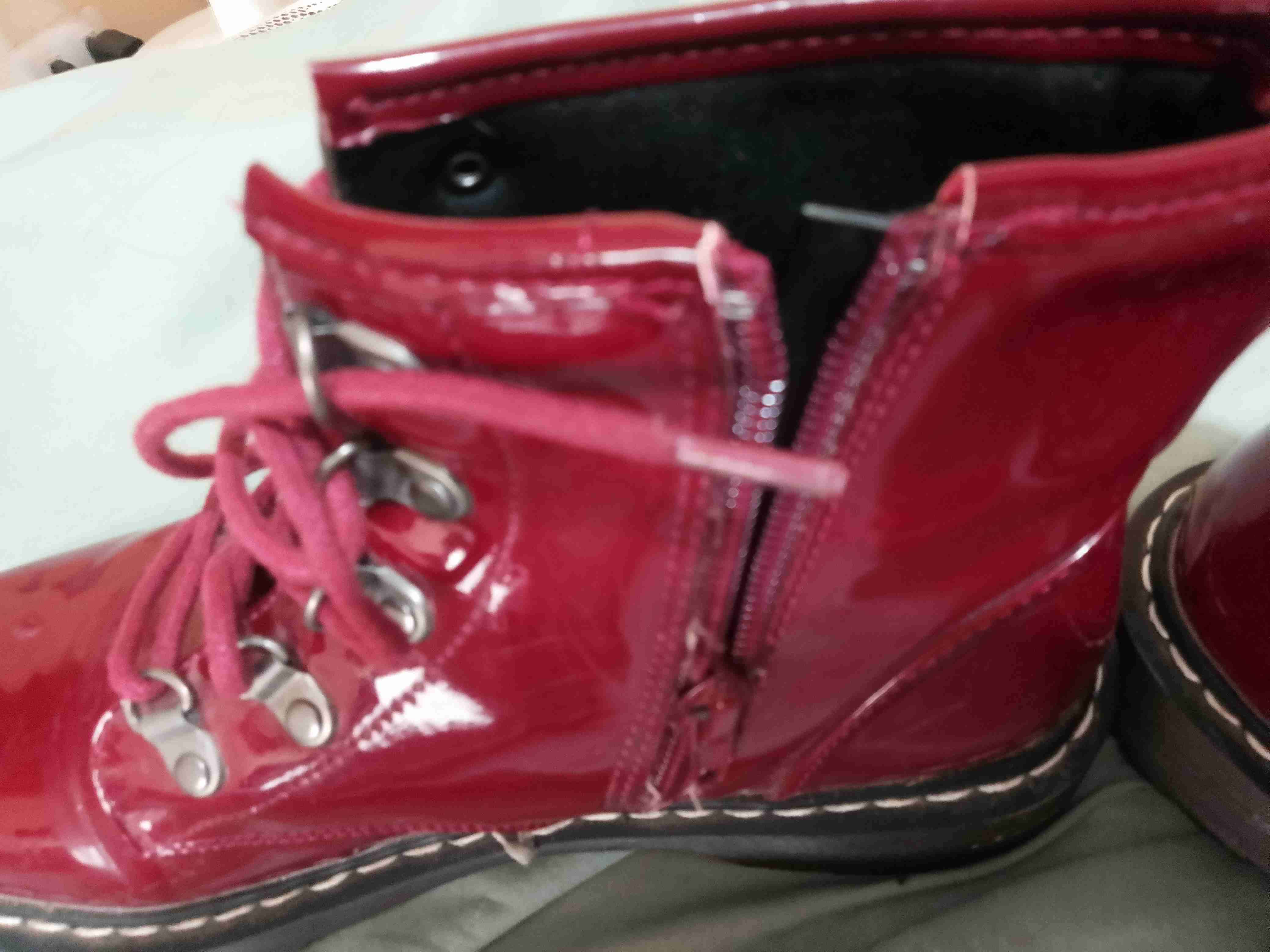 Botín dama N°39/ rojas brillantes - miniatura 3