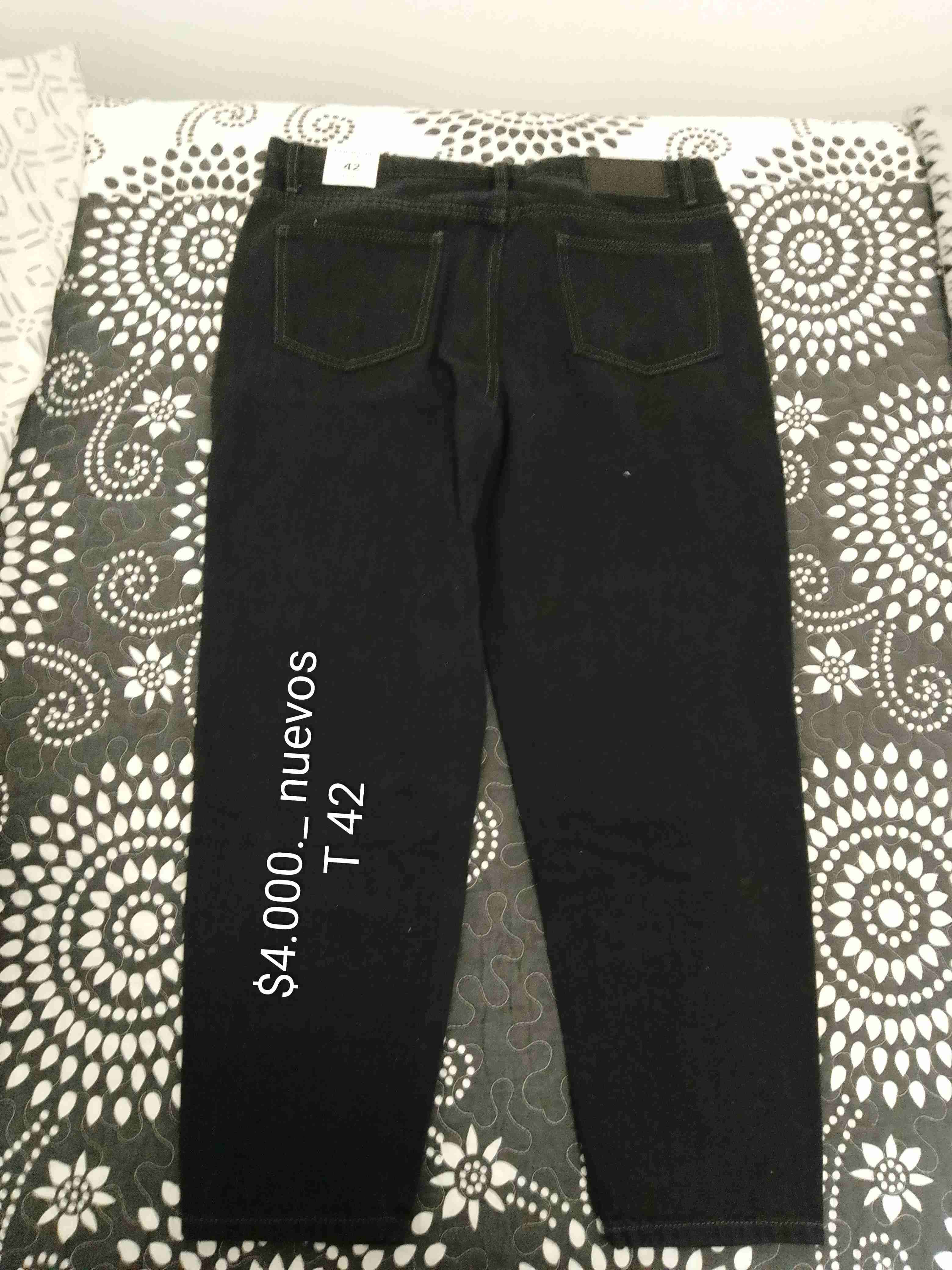 Jeans negros, dama talla 42 nuevos - 1