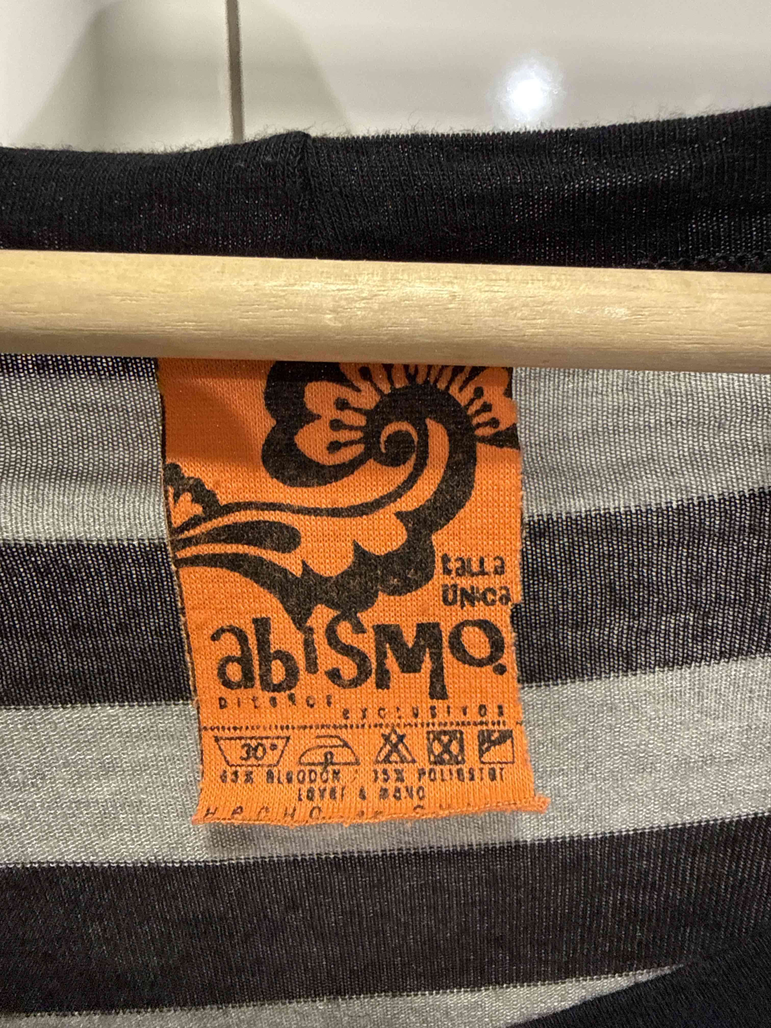 Polera manga negro con rayas - miniatura 4