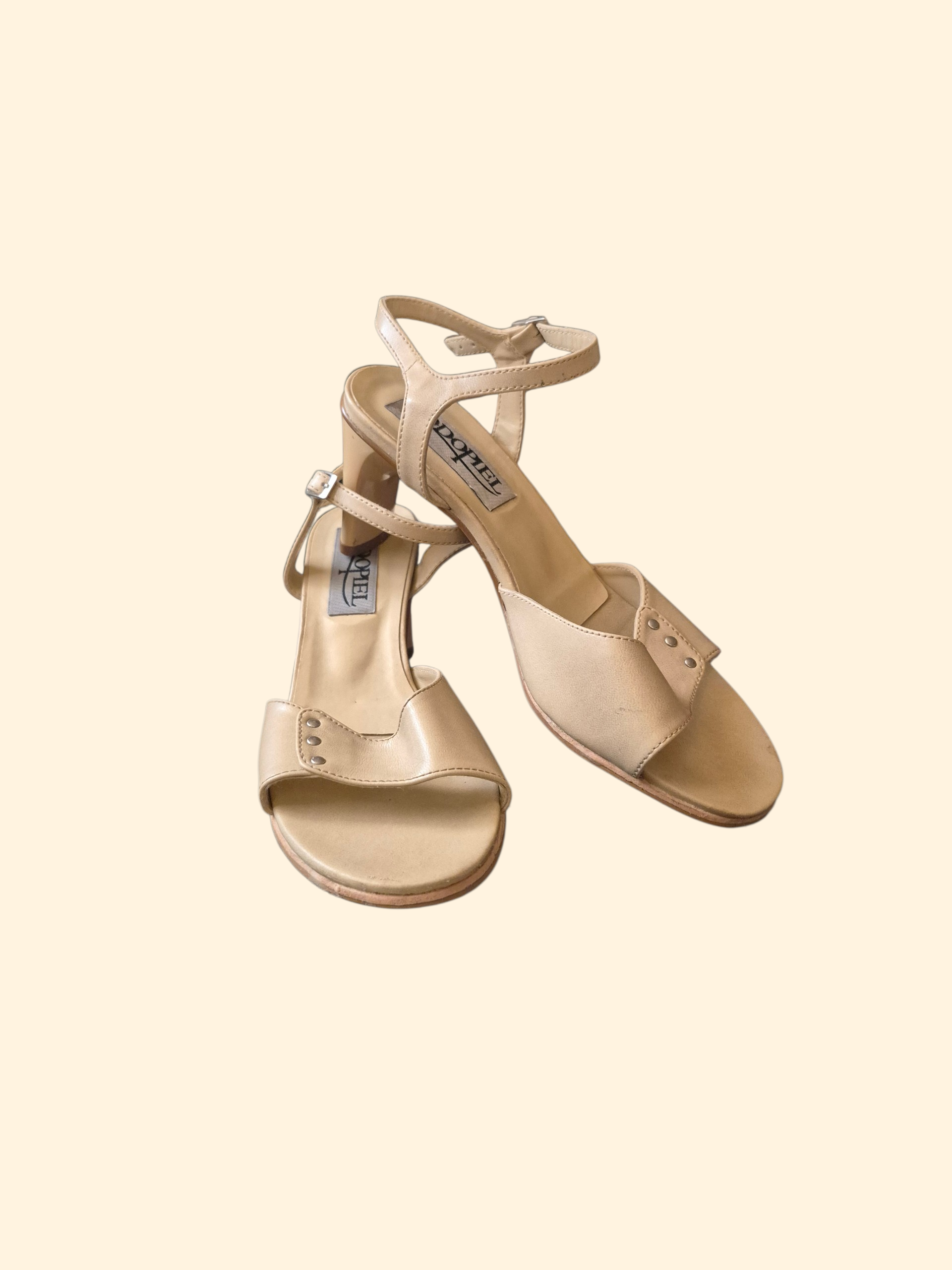 Sandalias beige talla 35 - miniatura 2
