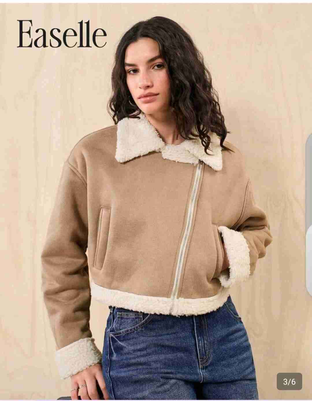 Chaqueta de gamuza con chiporro - 2