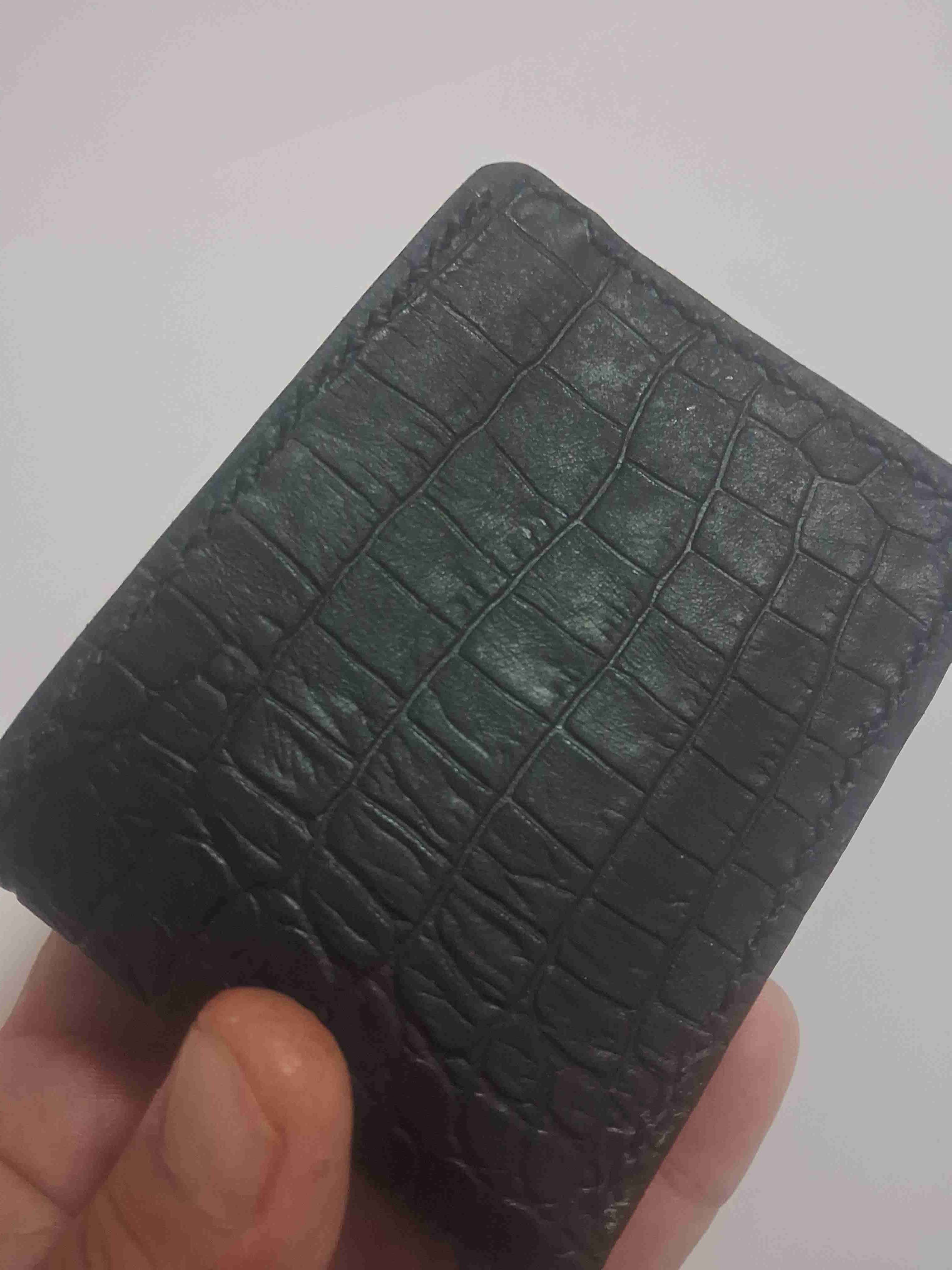 Billetera negra cuero - 2