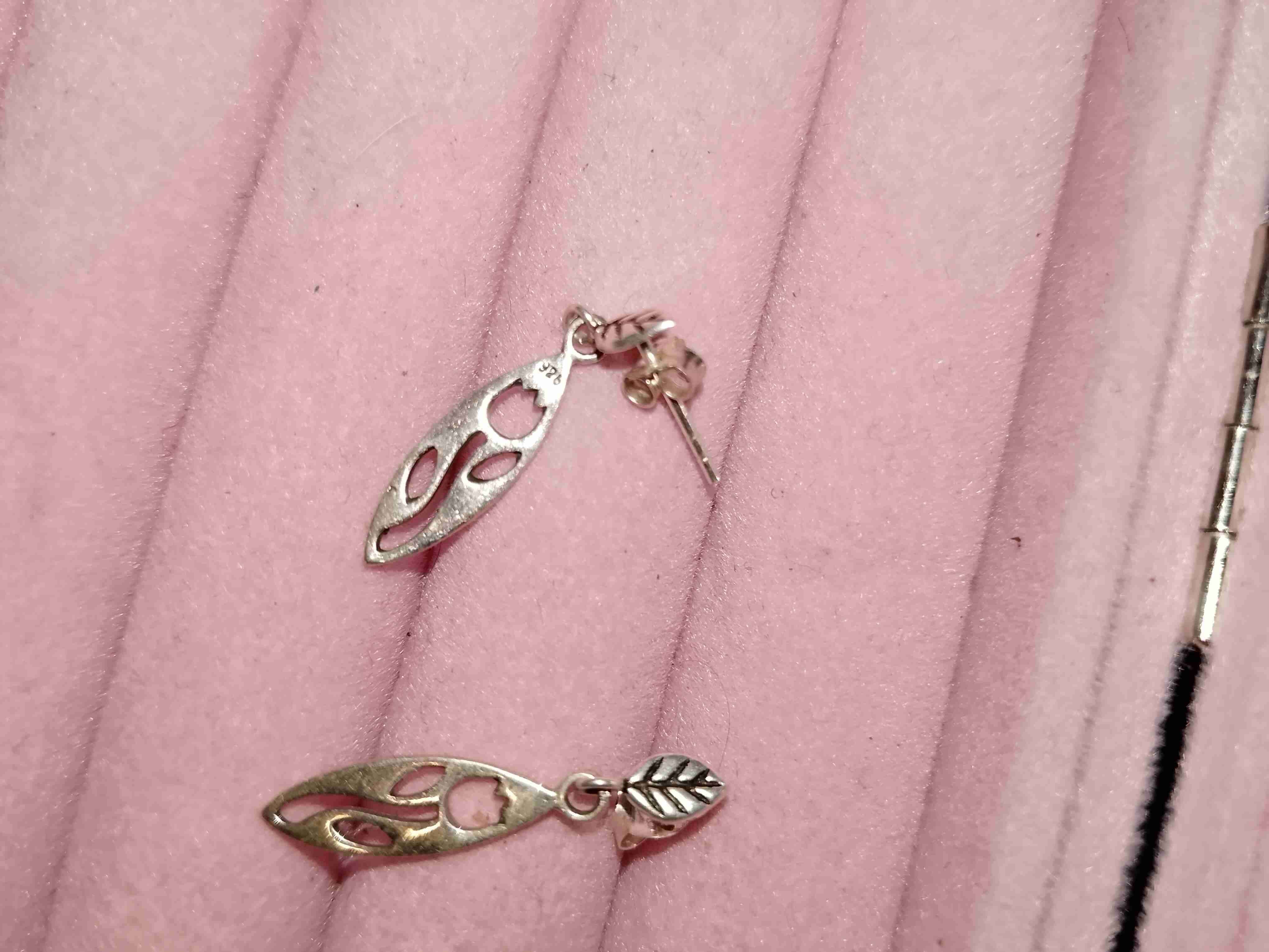 Aros colgantes de plata - miniatura 2