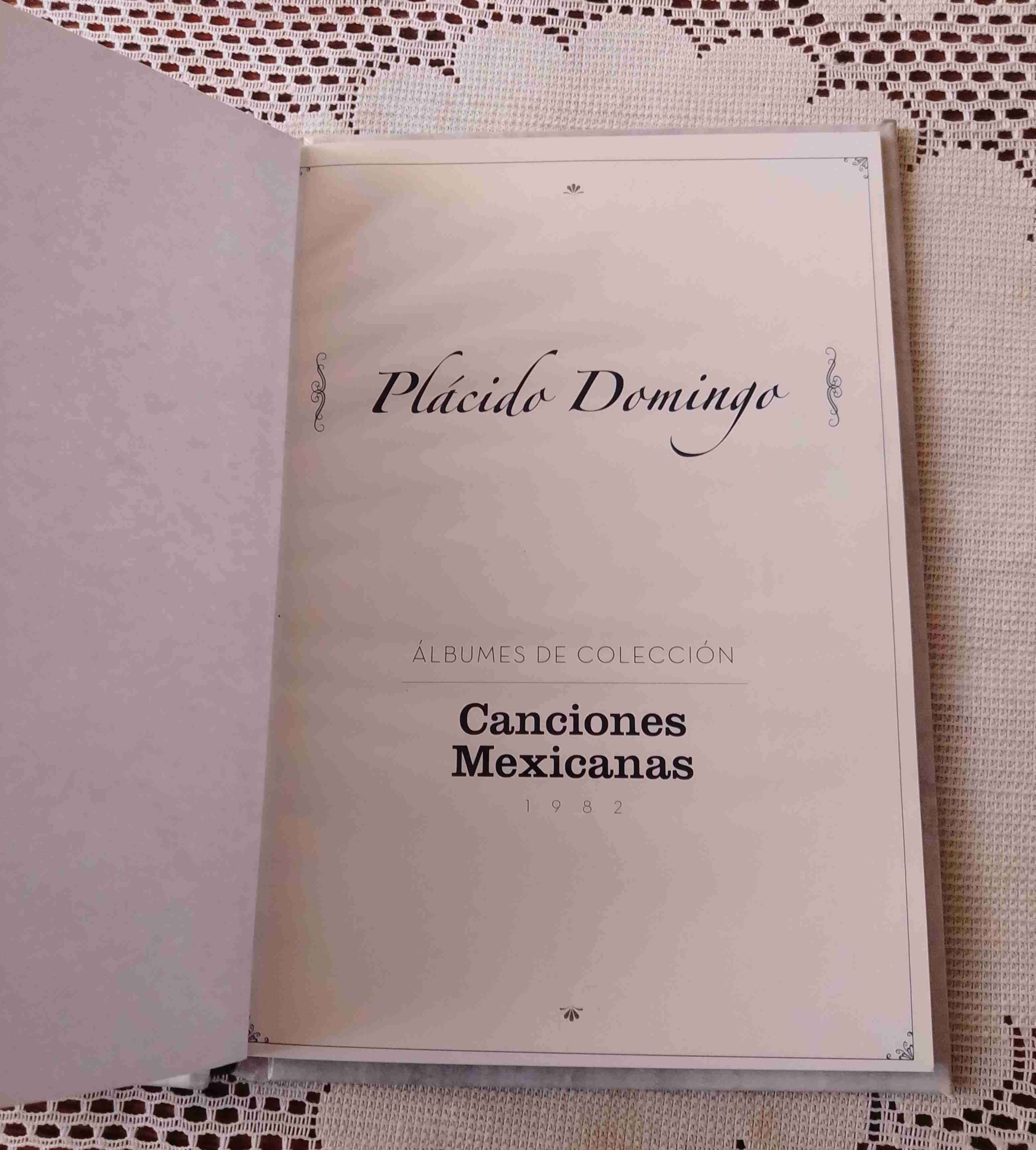 Álbum Plácido Domingo Canciones Mexicanas - miniatura 3