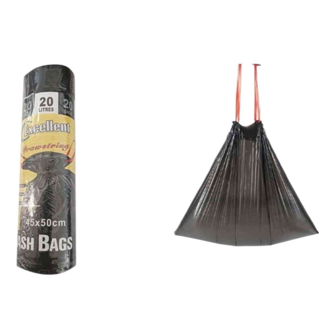 Bolsas de Basura 20L con Cordón–Resistentes,45x50 - miniatura 1