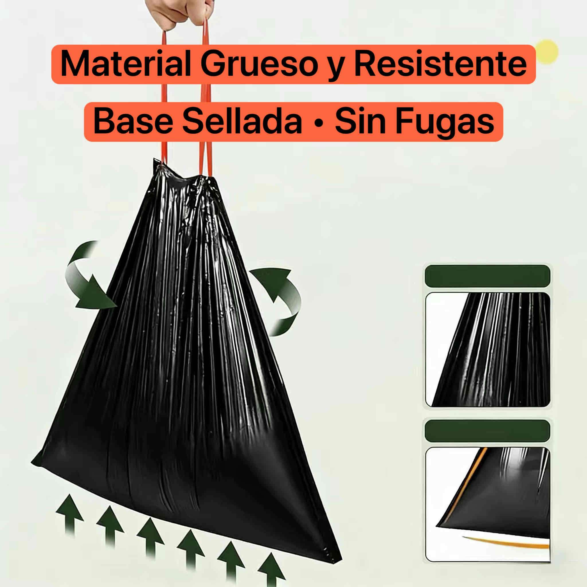 Bolsas de Basura 20L con Cordón–Resistentes,45x50 - miniatura 4