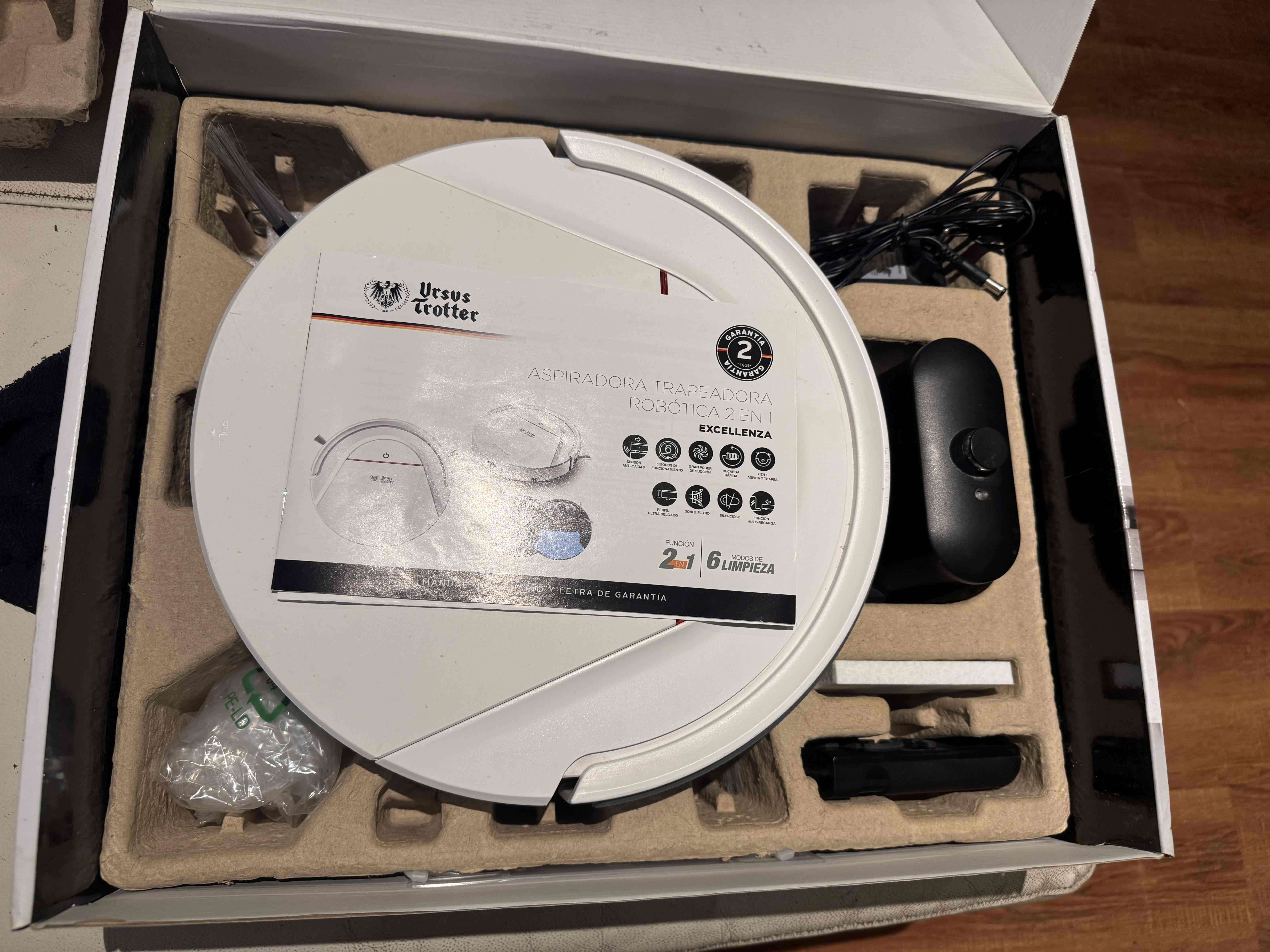 Aspiradora trapeadora robótica 2 en 1 - 4