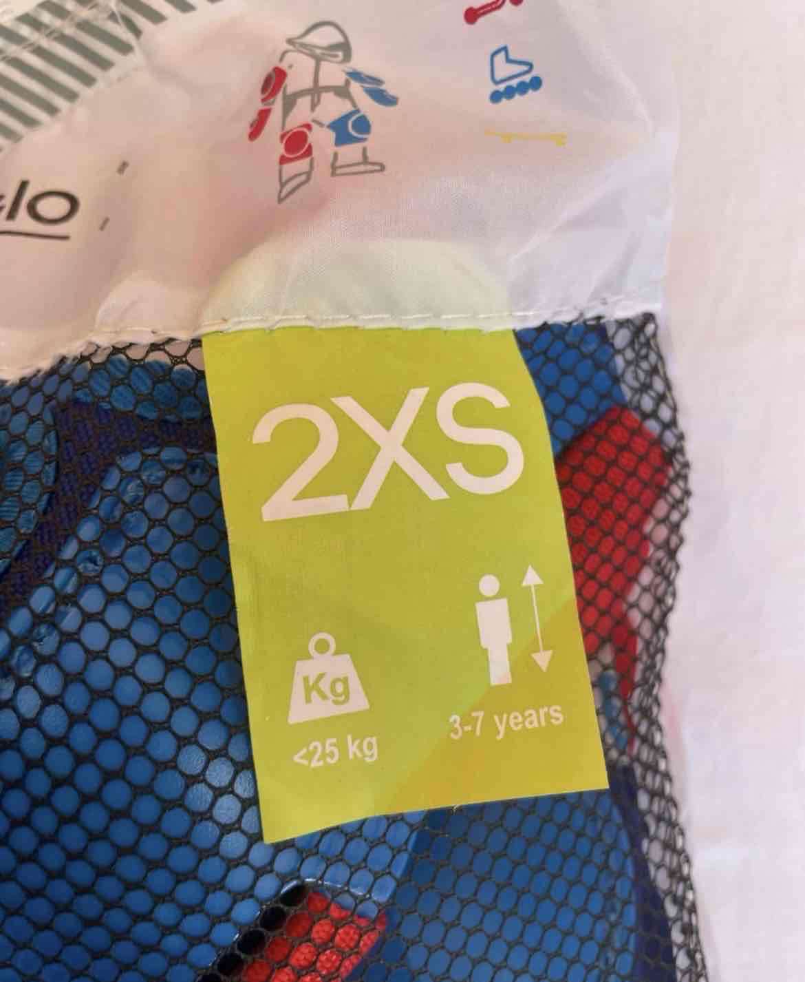 Set de protecciones Oxelo azul - miniatura 3