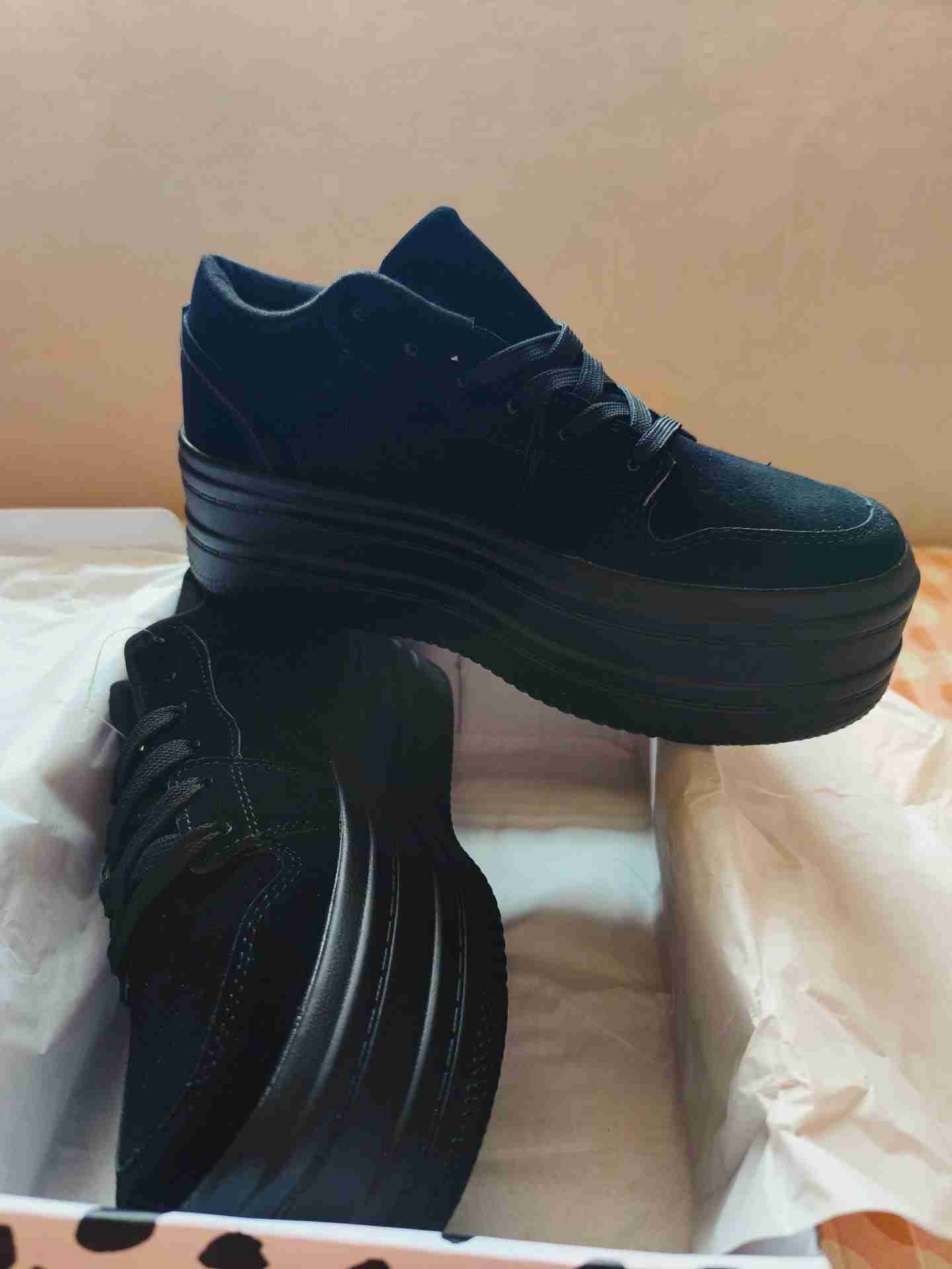 Zapatillas negras plataforma