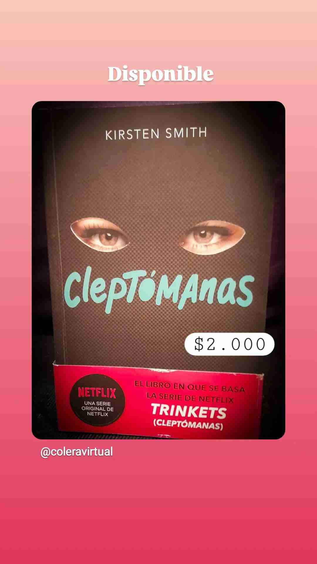 Libro Cleptómanas Kirsten Smith