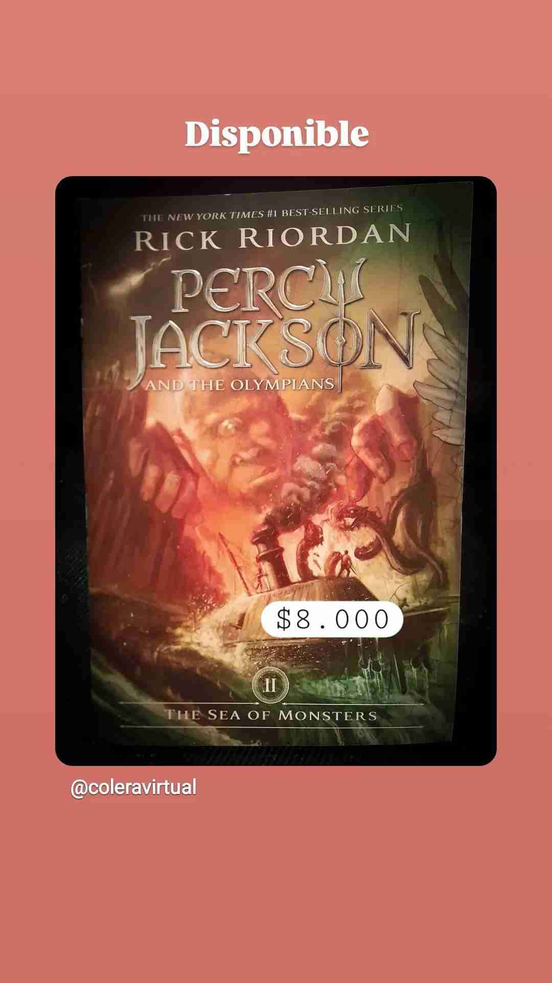 Libro Percy Jackson y los Olímpicos