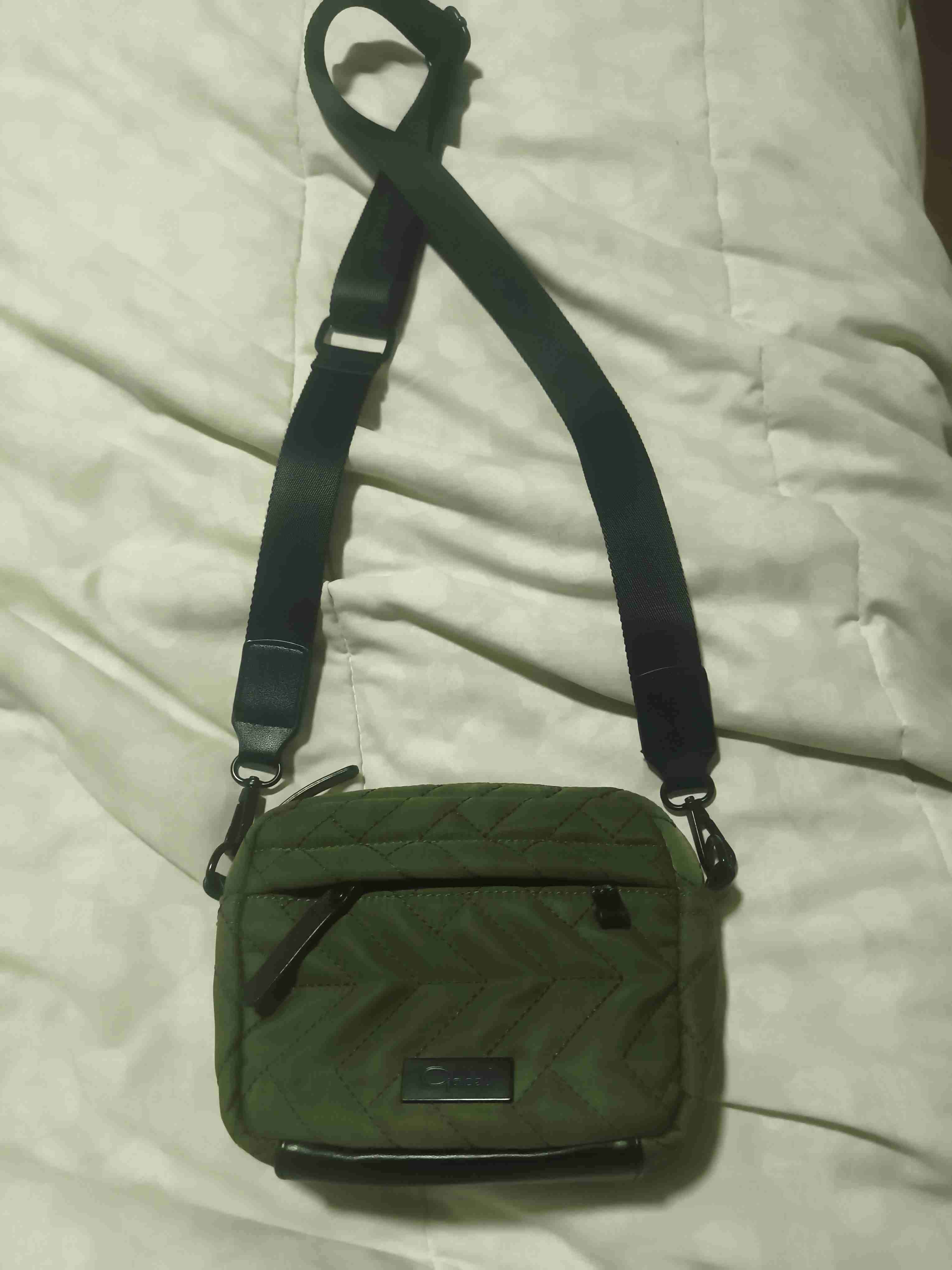 Bolso verde Gacel con correa ajustable - miniatura 1