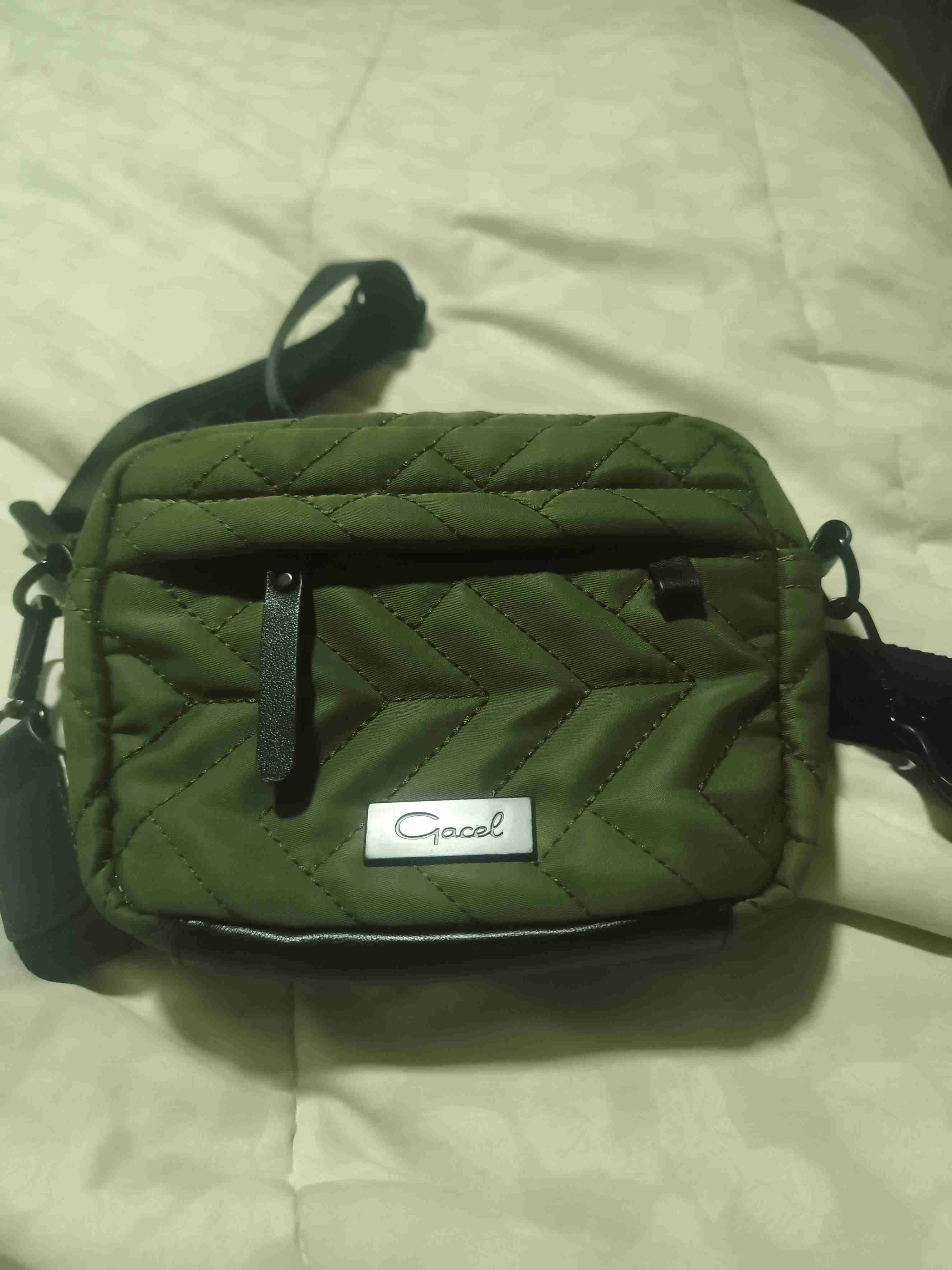 Bolso verde Gacel con correa ajustable - miniatura 3