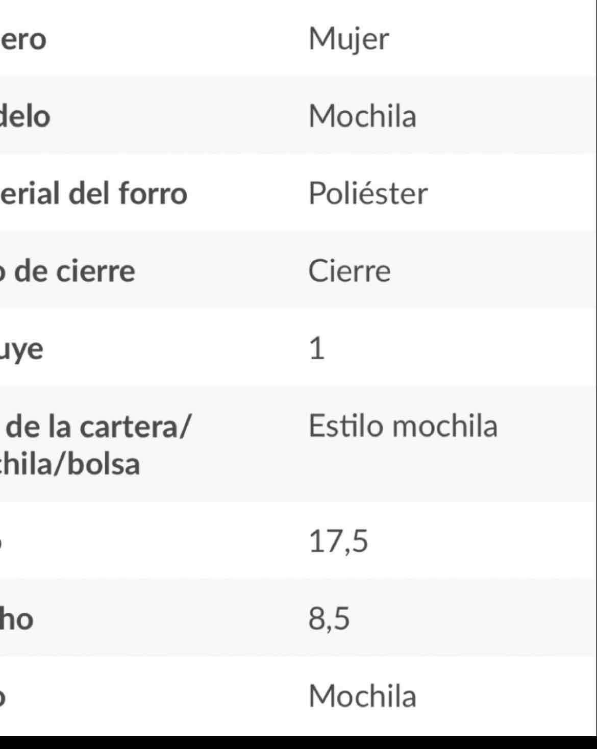 Mochila roja pequeña - miniatura 5