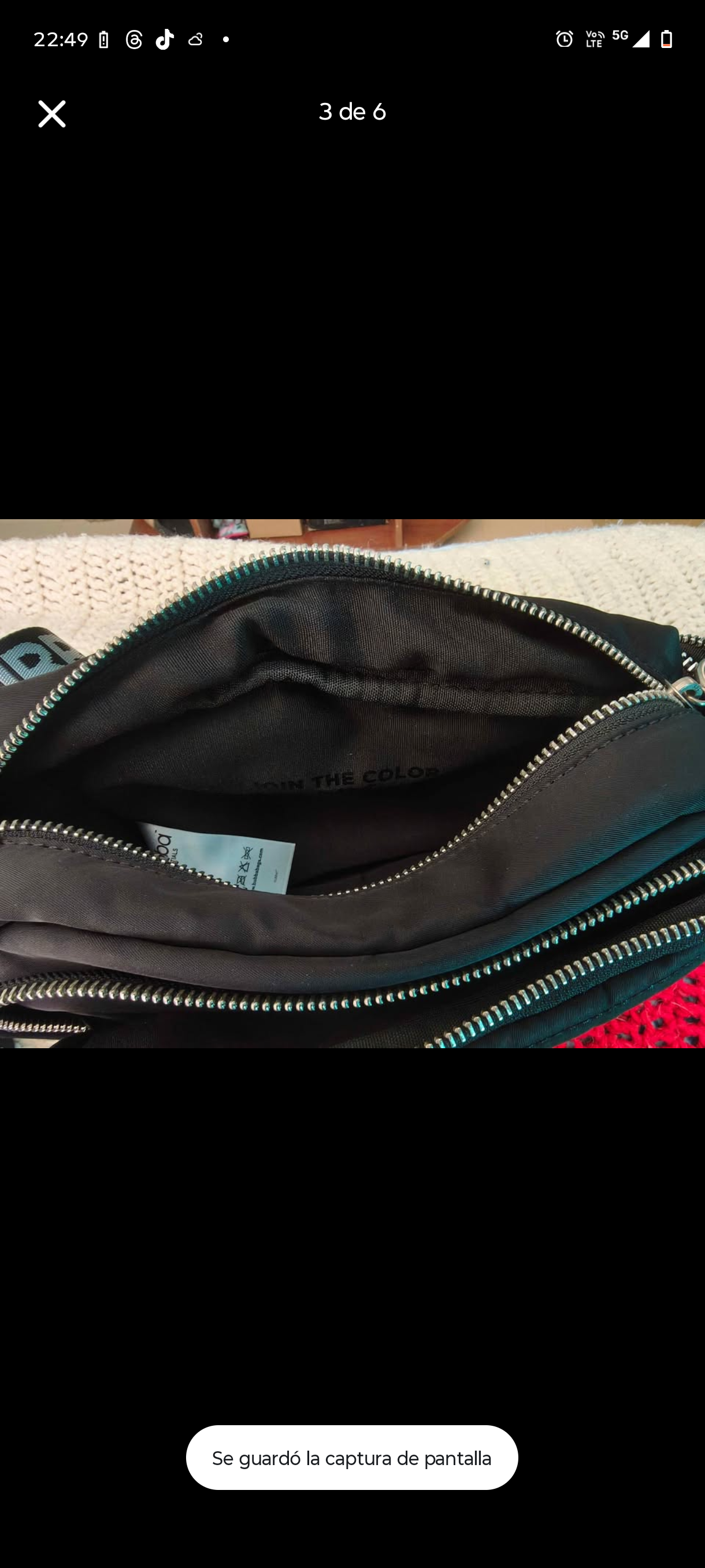 Bandolera negra Bubba - miniatura 3