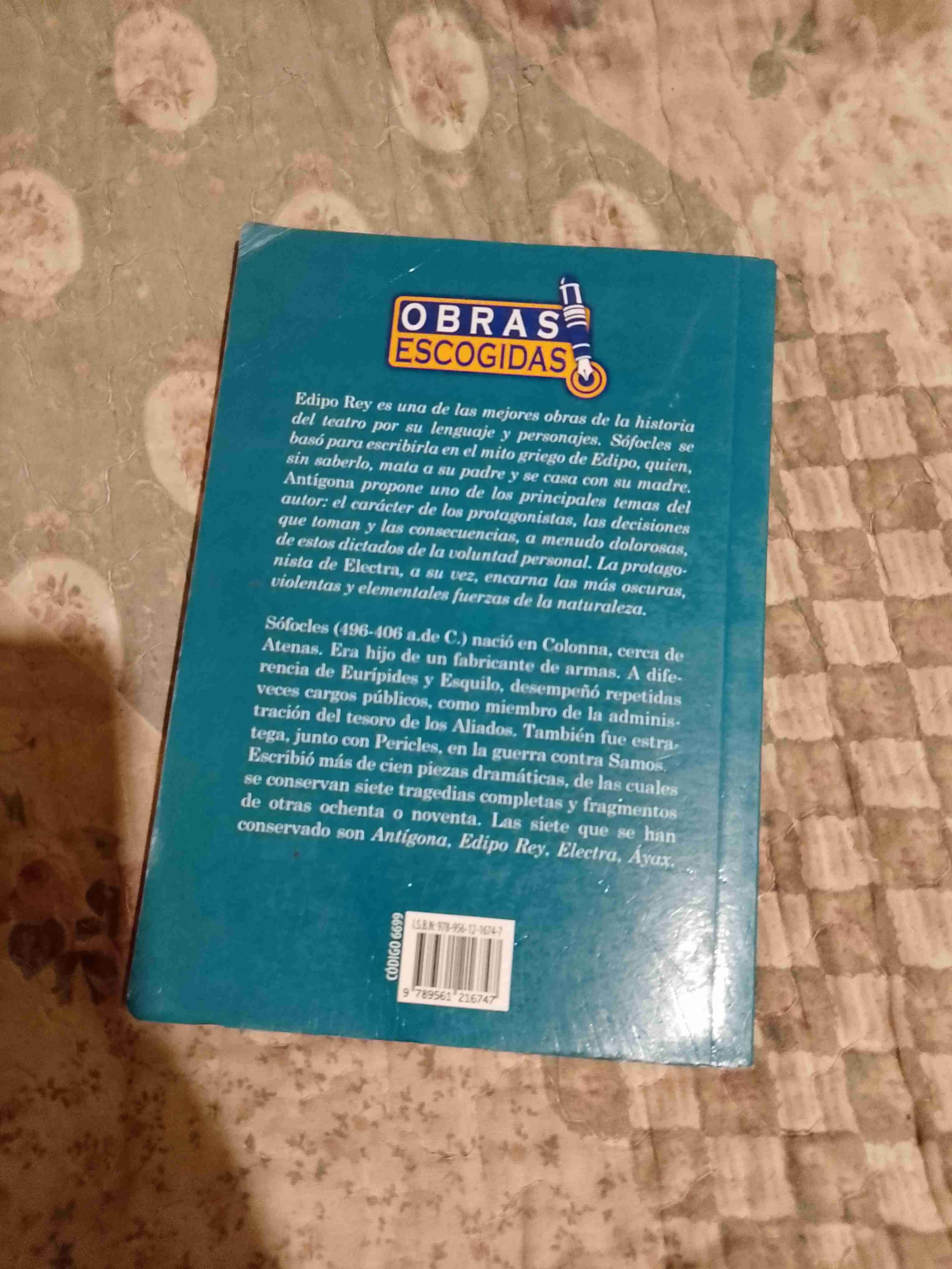 Libro Edipo Rey, Sófocles - 2