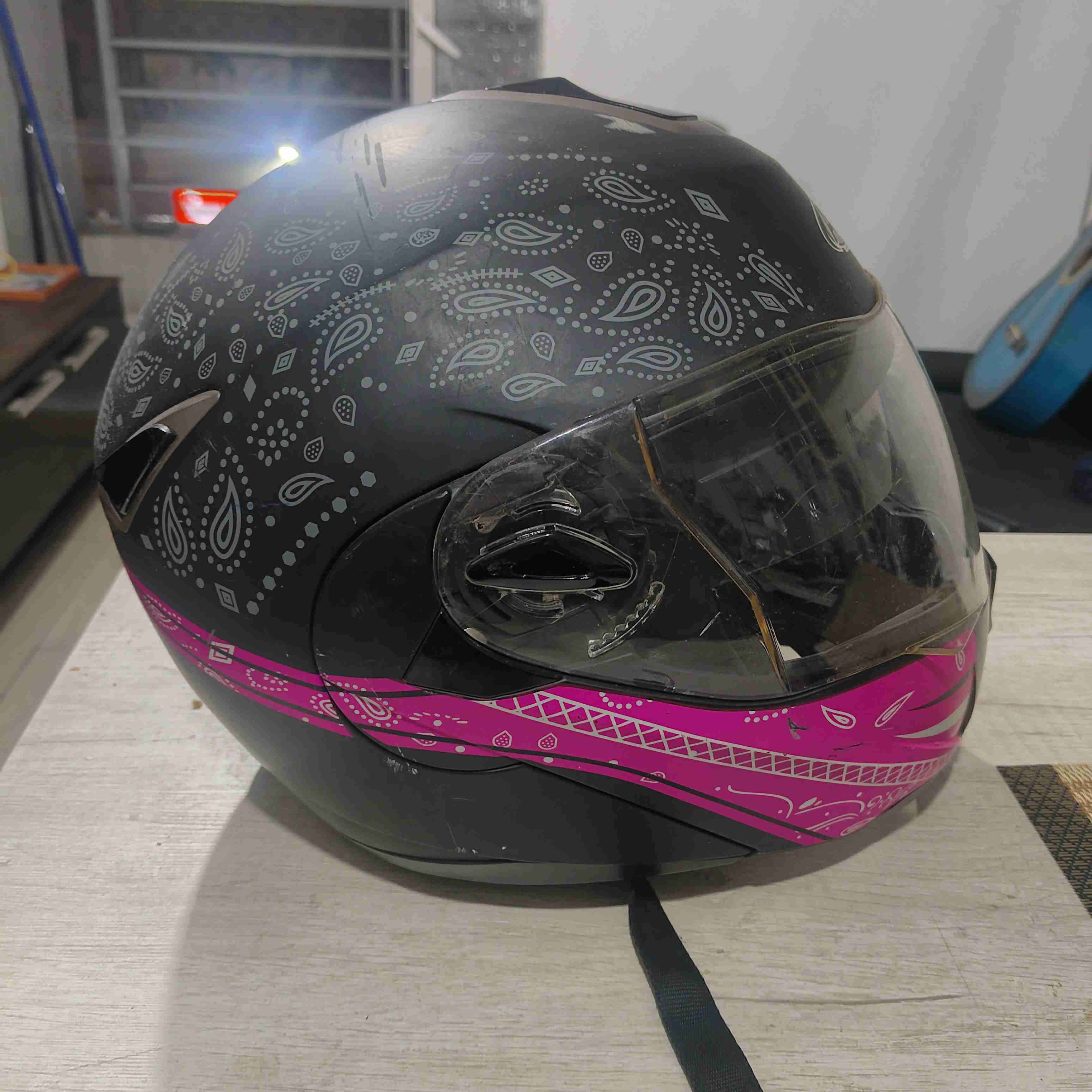 Casco de motocicleta Apex negro - 3