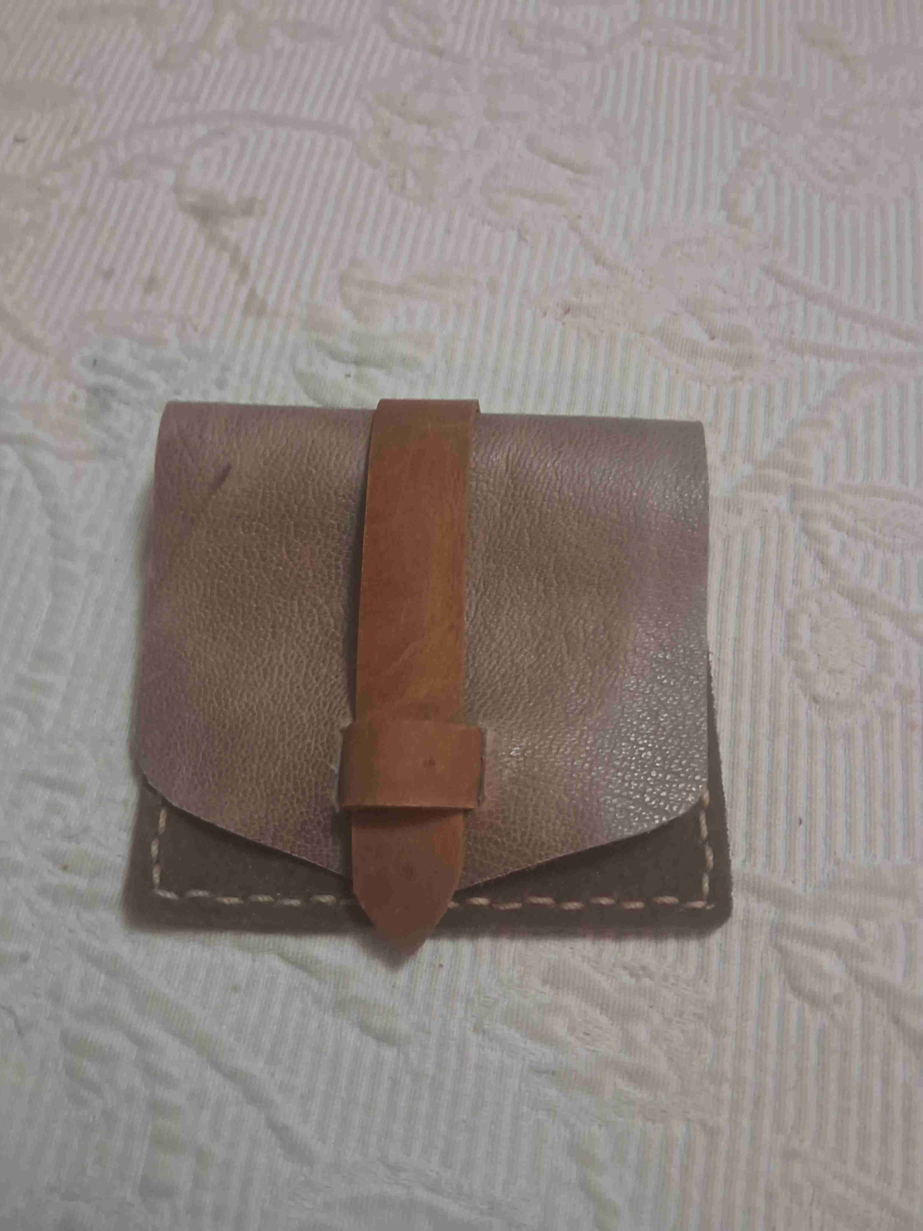 Tarjetero de cuero - miniatura 1