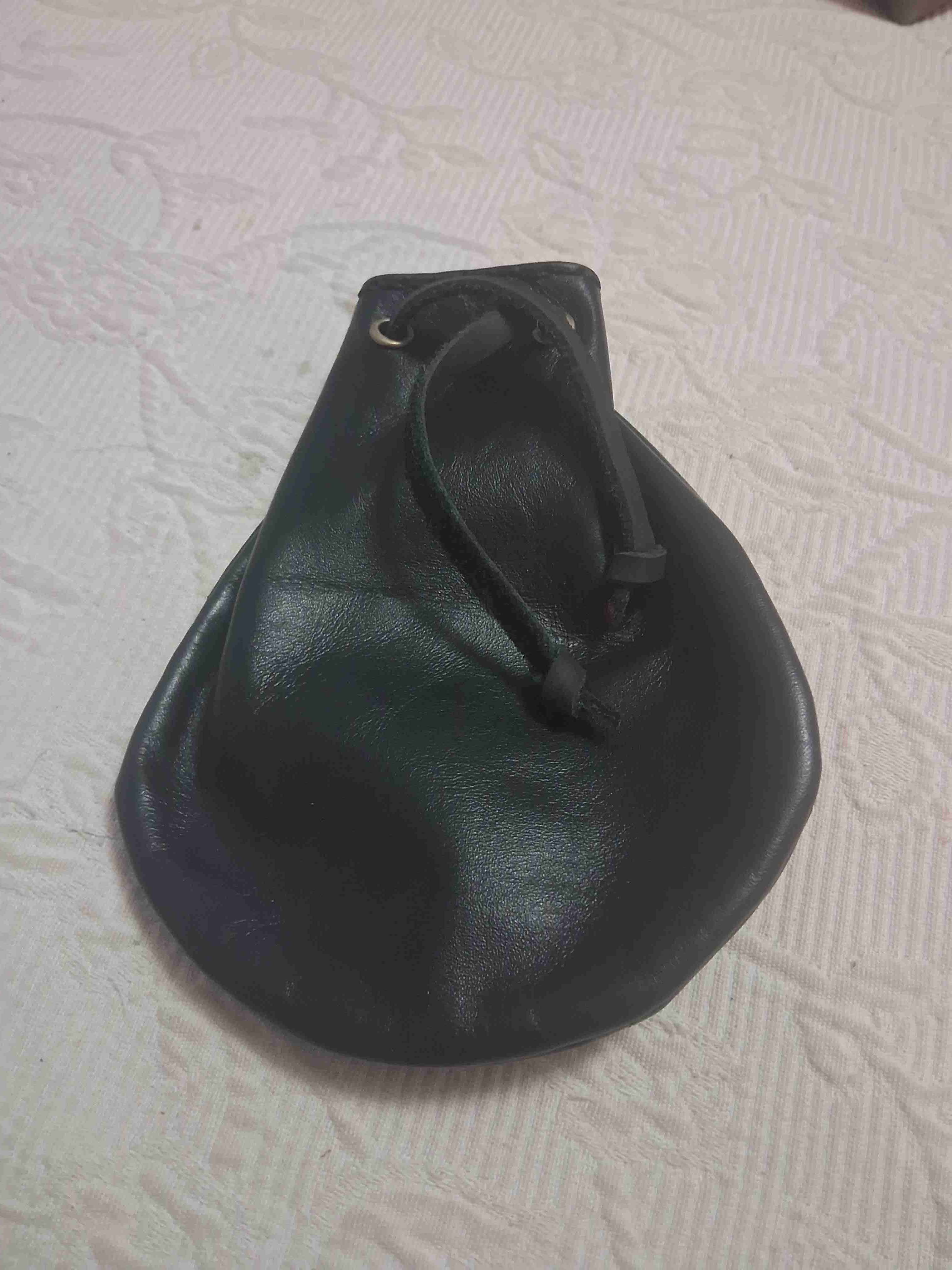 Monedero bolsita de cuero - miniatura 1