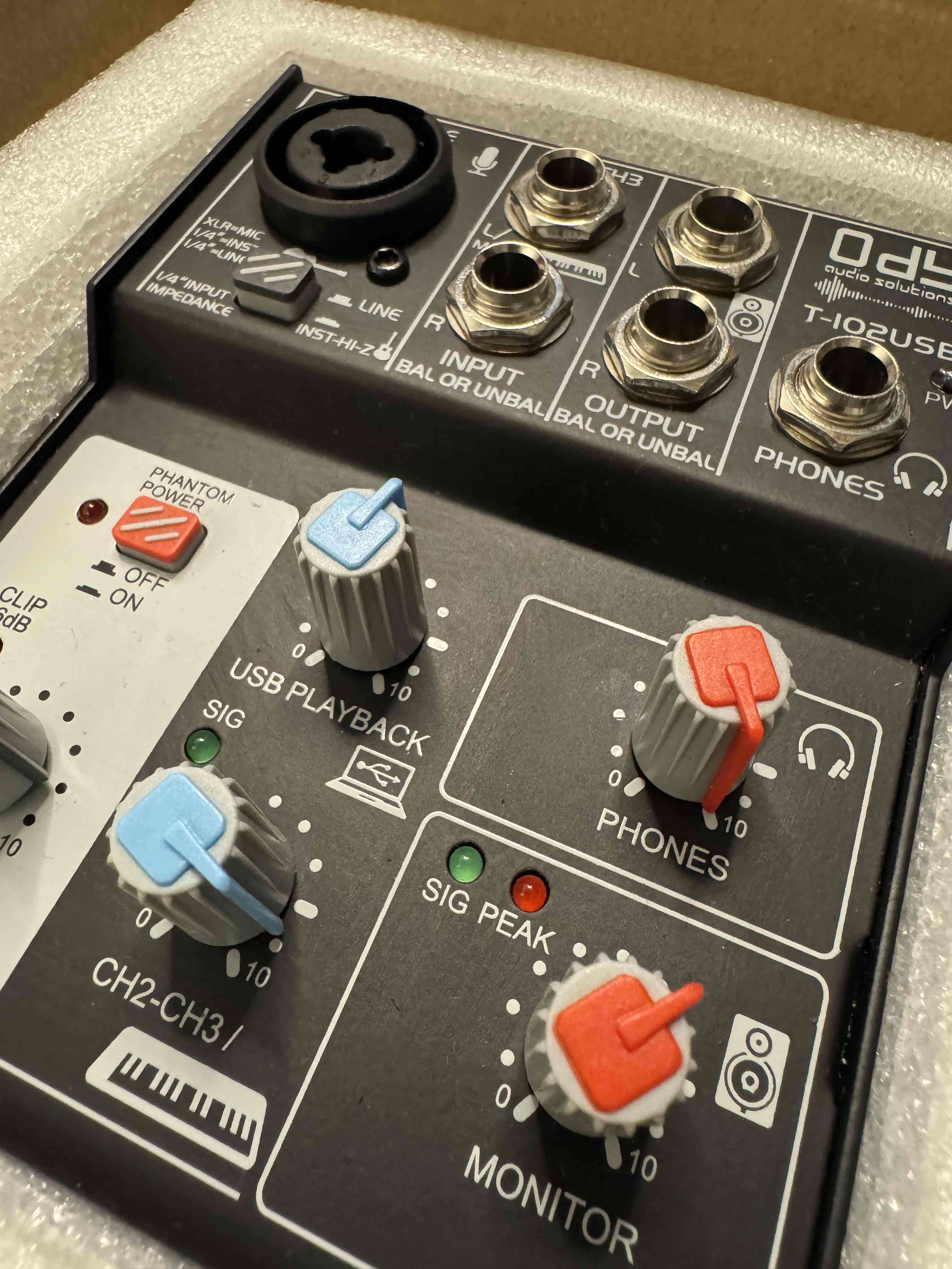 INTERFACE MIXER T-102USB - miniatura 1