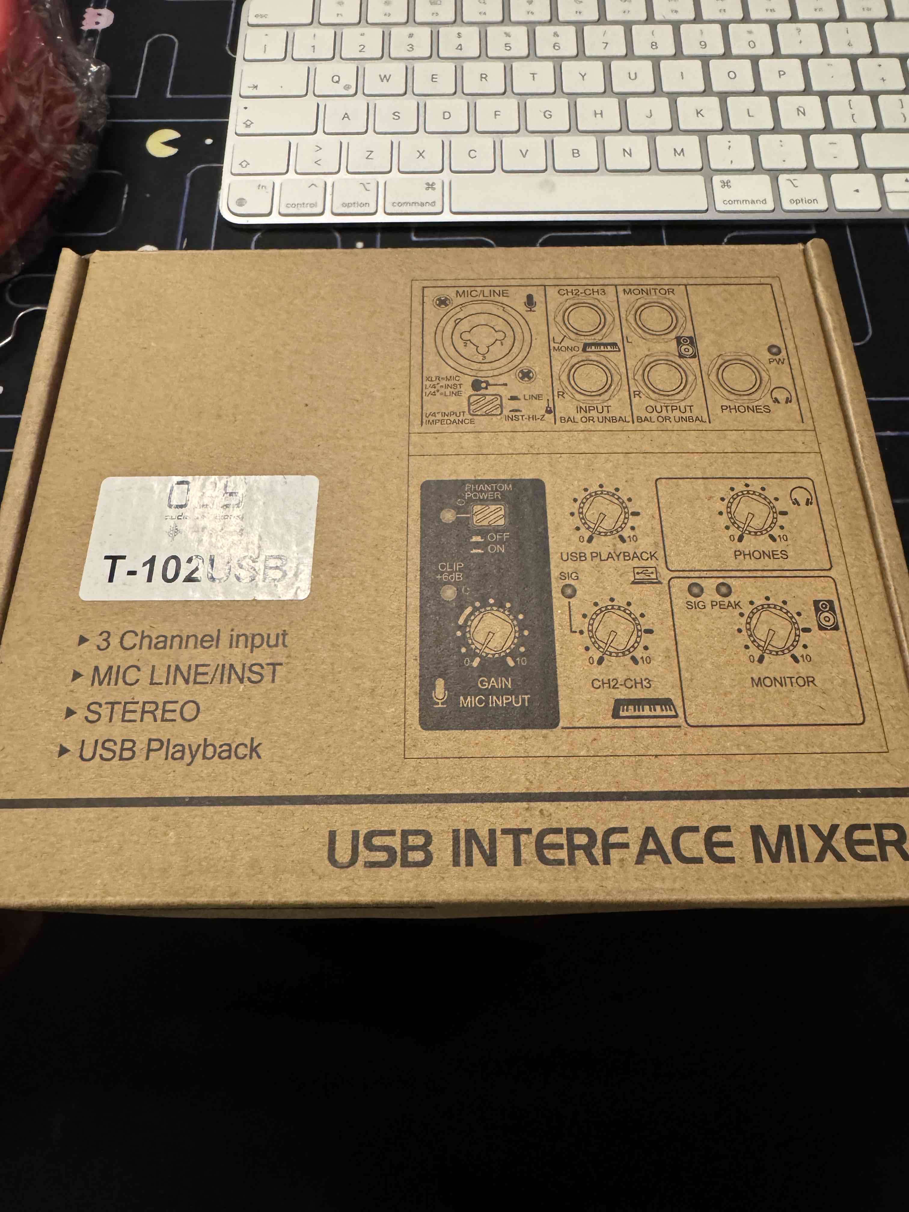 INTERFACE MIXER T-102USB - miniatura 3