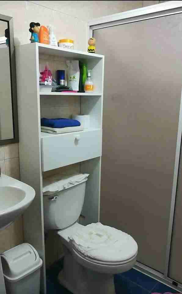 Mueble de baño blanco con cajón - miniatura 2