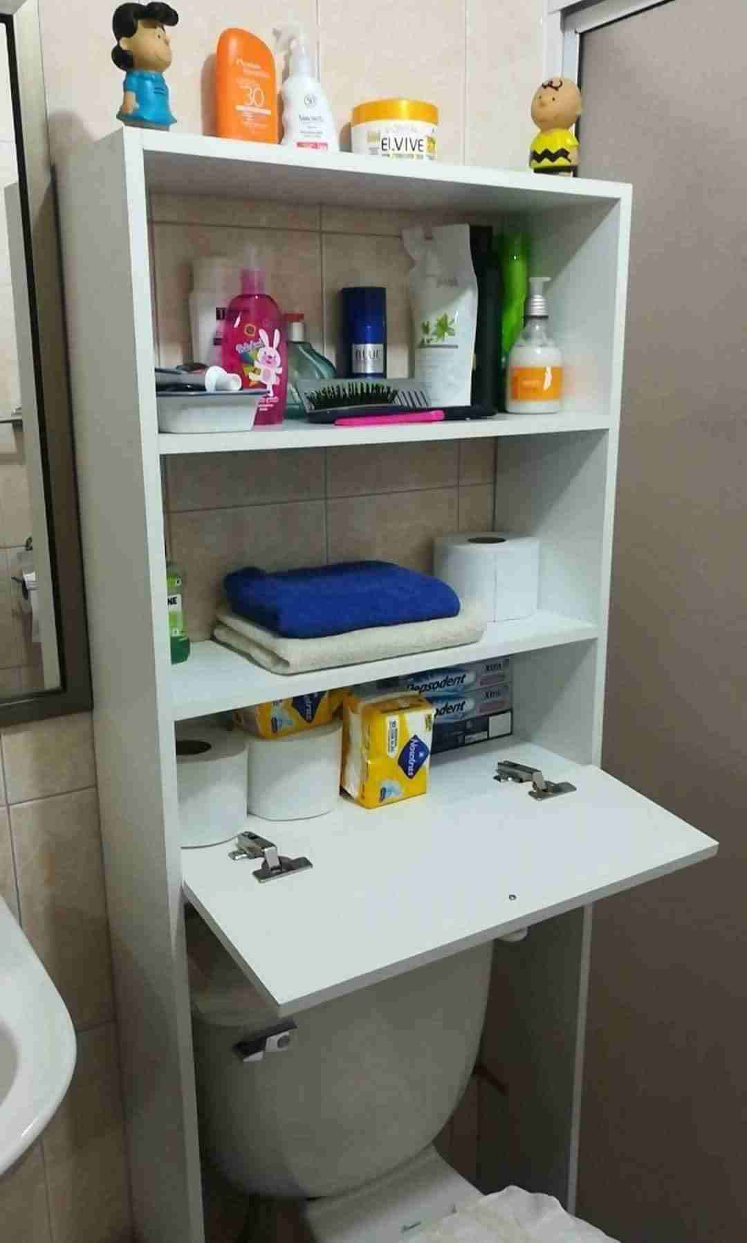 Mueble de baño blanco con cajón - miniatura 3