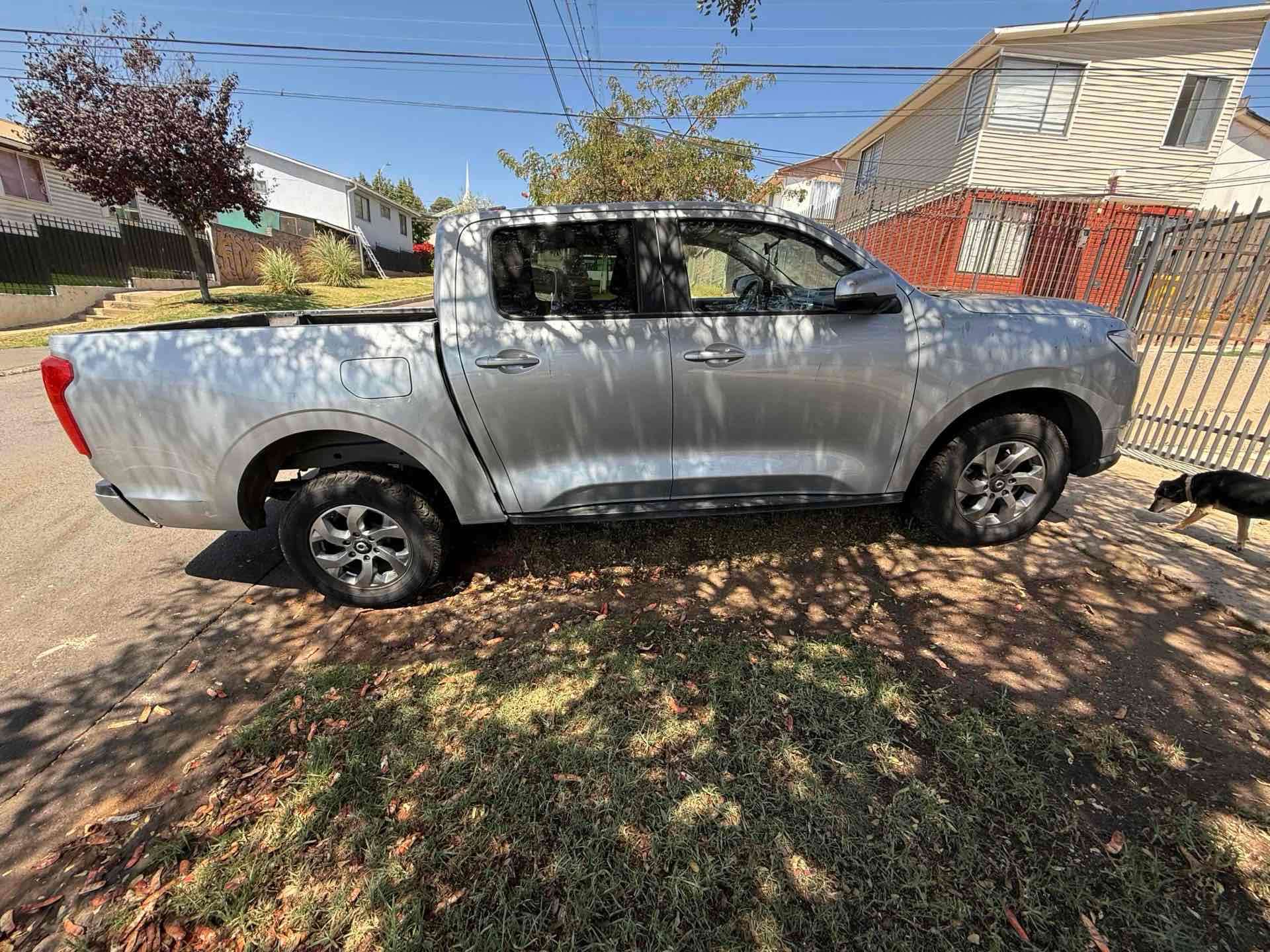 Camioneta doble cabina gris - miniatura 1