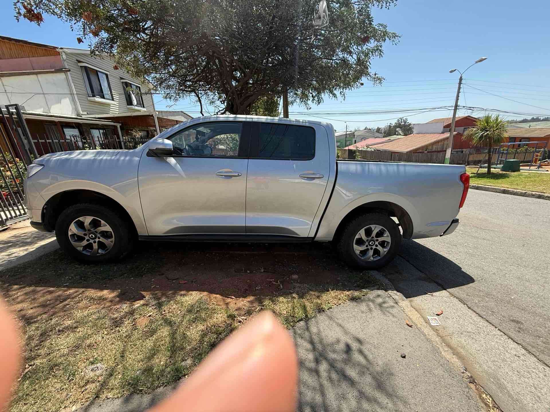 Camioneta doble cabina gris - miniatura 2