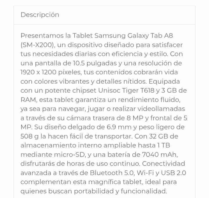 Tablet Samsung con cargador - miniatura 5