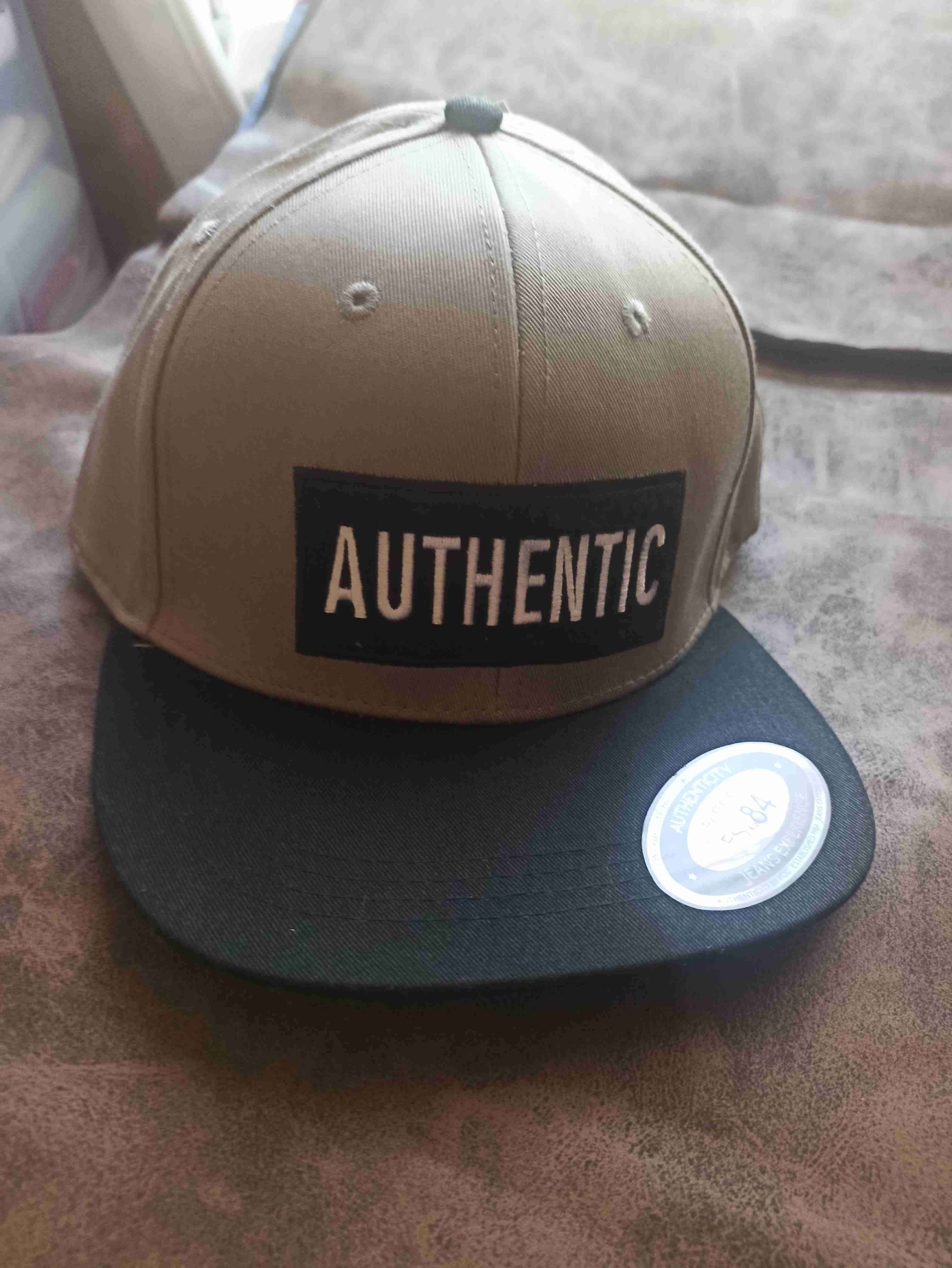 Gorra beige "Authentic" - miniatura 1