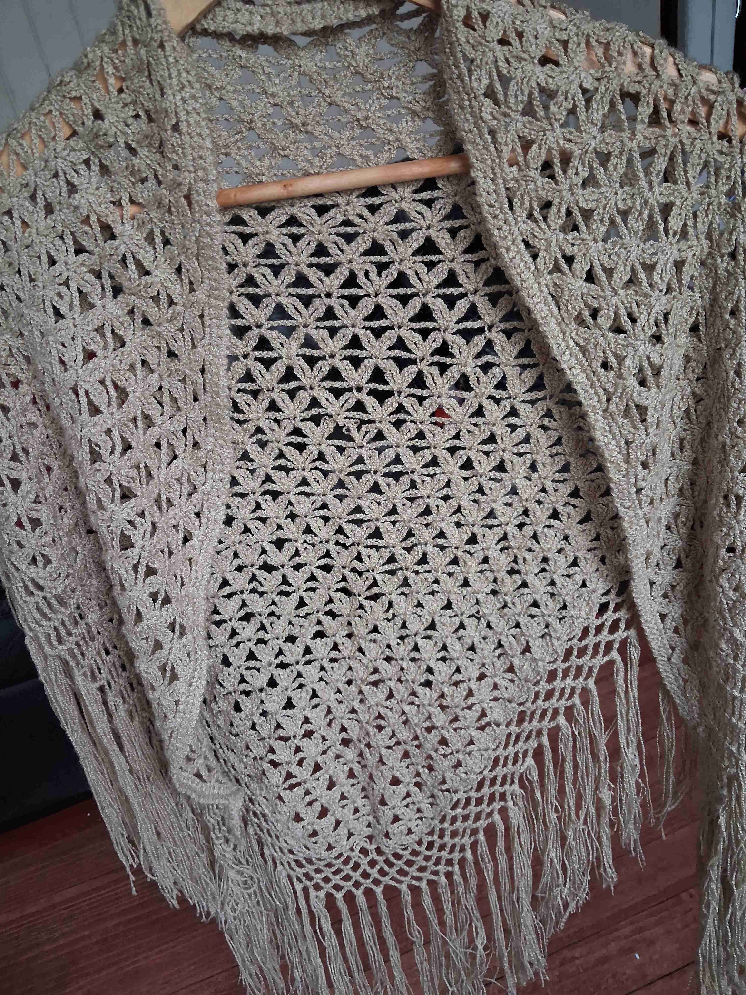 Chal tejido artesanal - miniatura 1