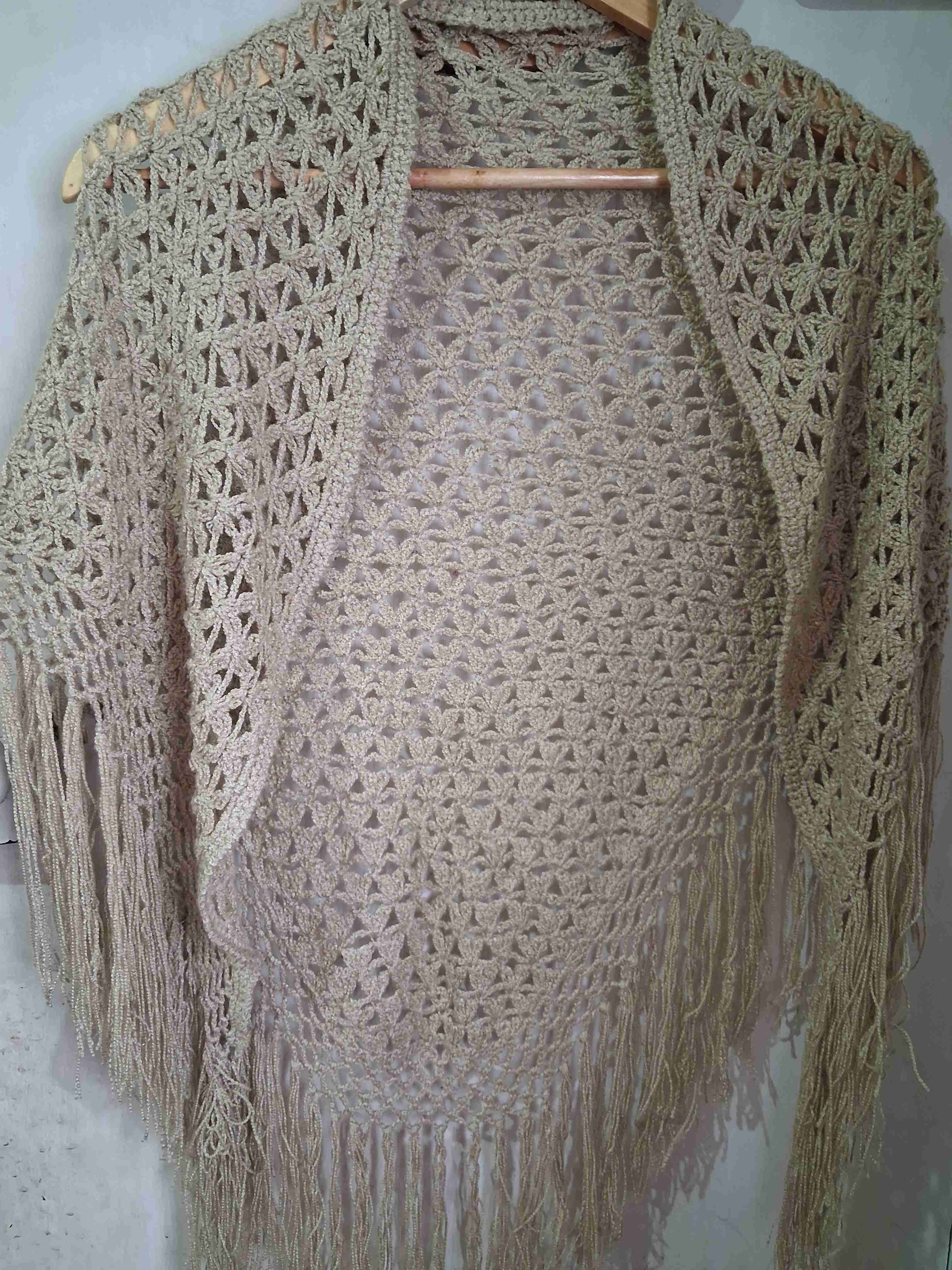 Chal tejido artesanal - miniatura 2