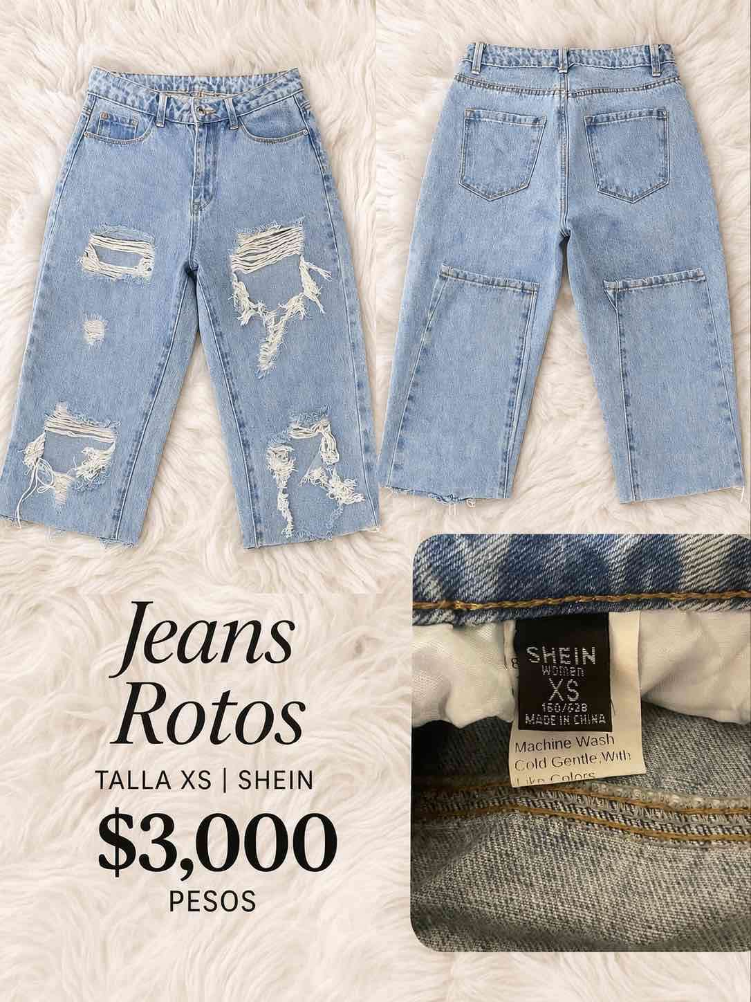Jeans tallas XS