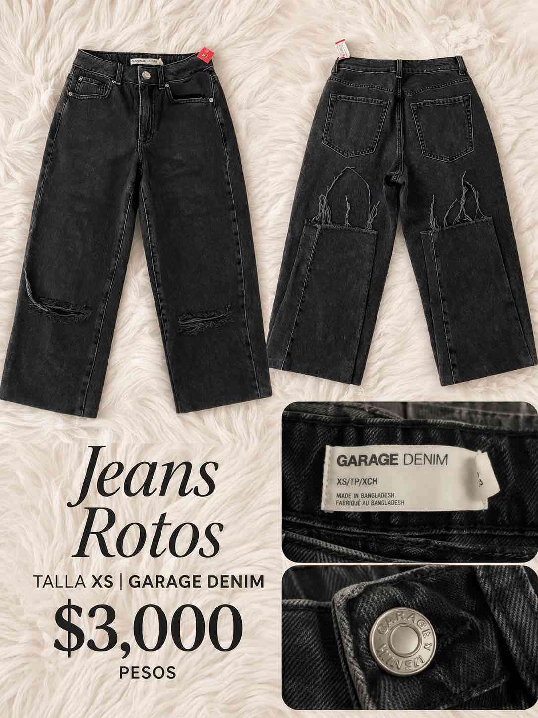 Jeans rotos Garage Denim