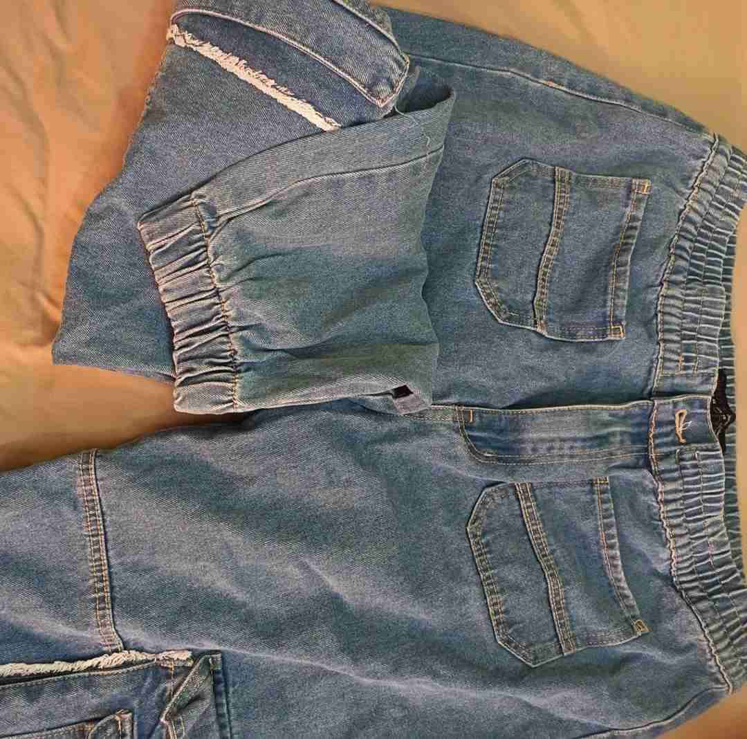 Jeans de mezclilla cargo - miniatura 2