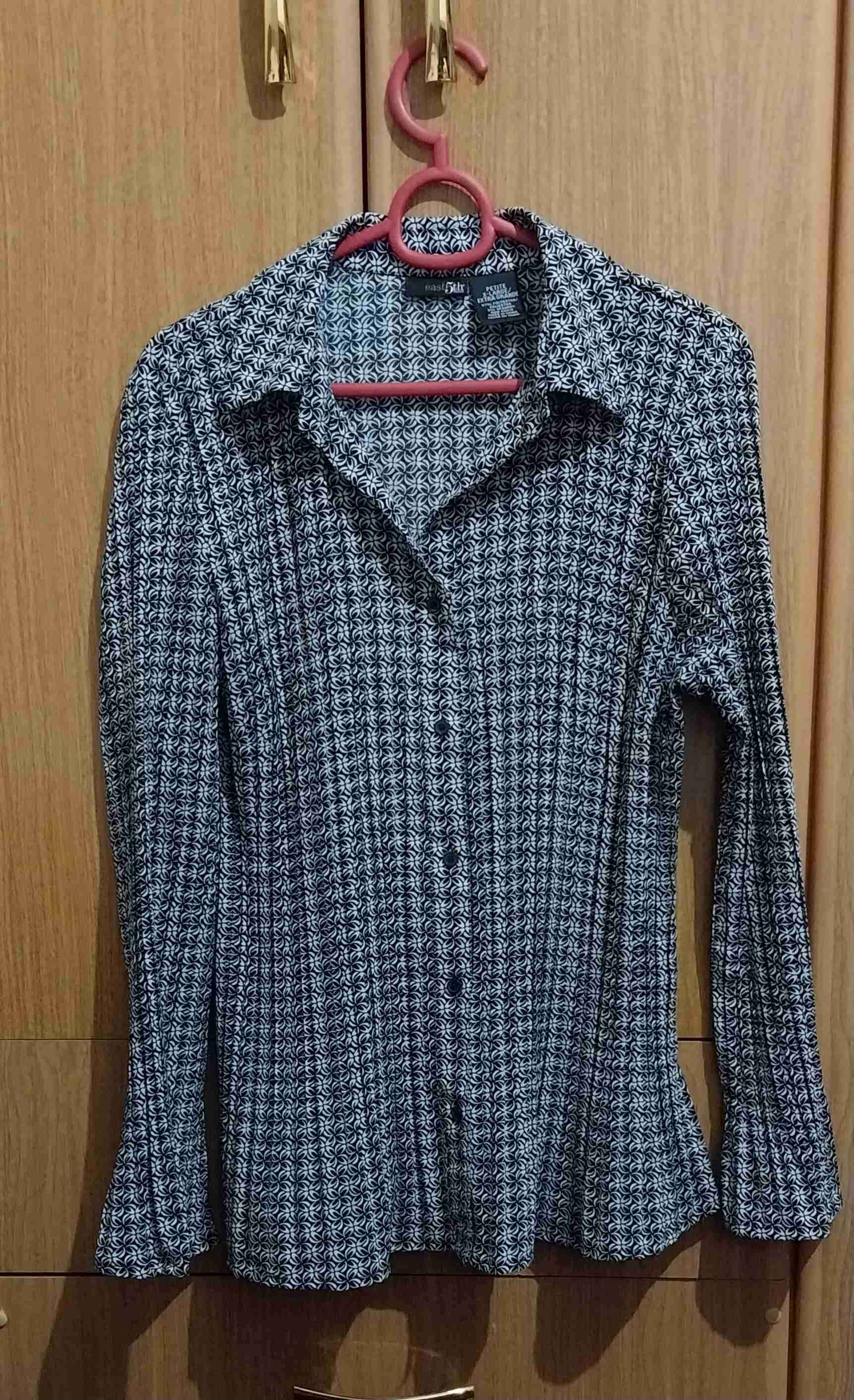 Camisa estampada de manga larga