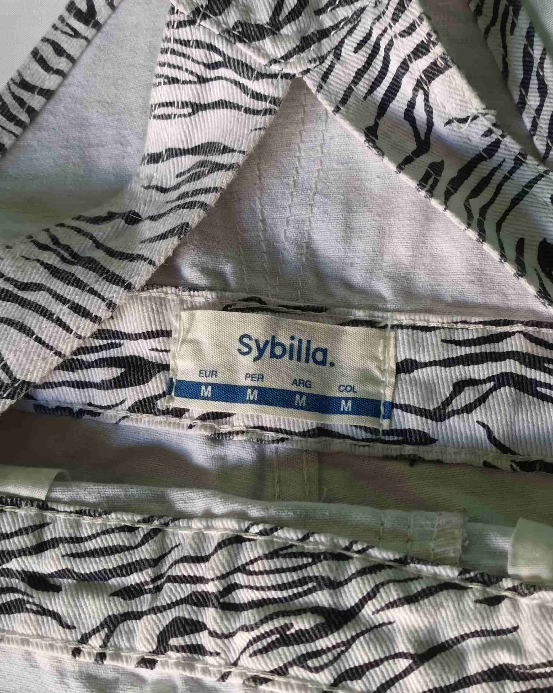 Jardinera corta estampado cebra - miniatura 2