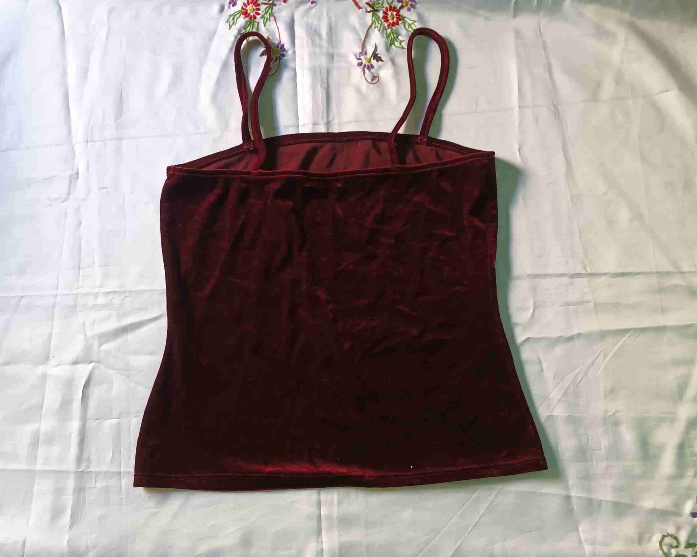 Top de tirantes burdeo - miniatura 3