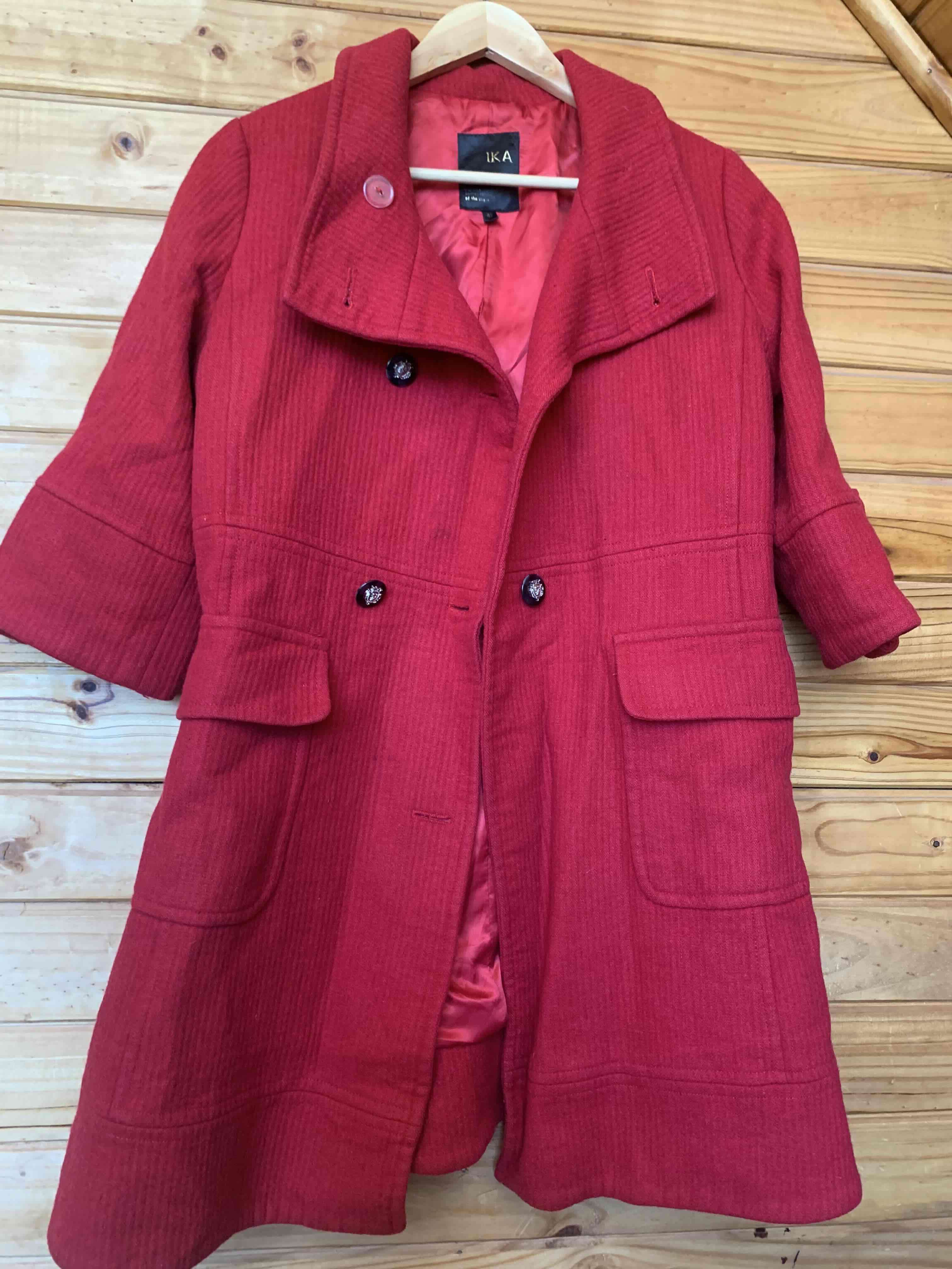 Abrigo azul doble botonadura - miniatura 2