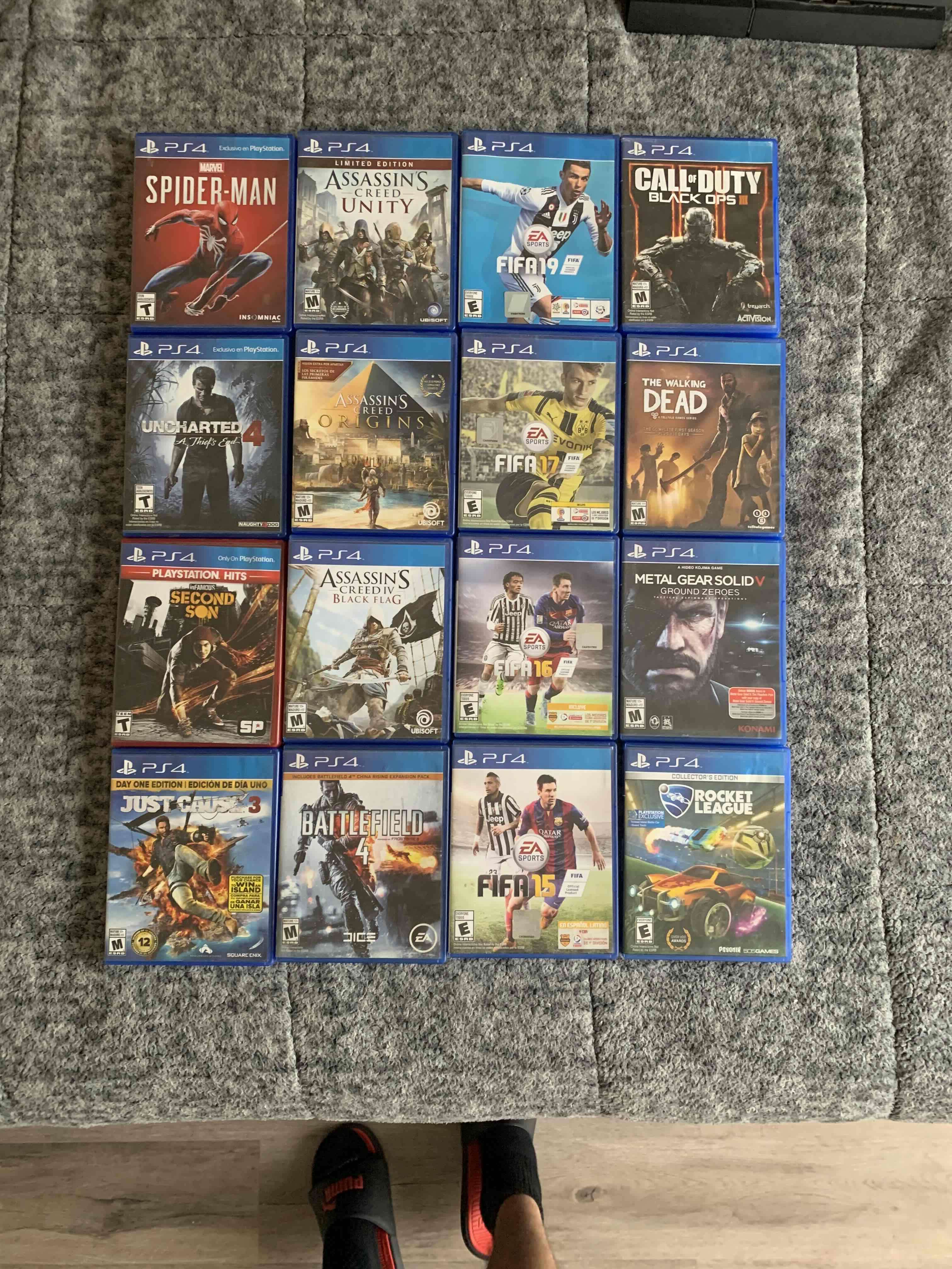 Lote de juegos PS4