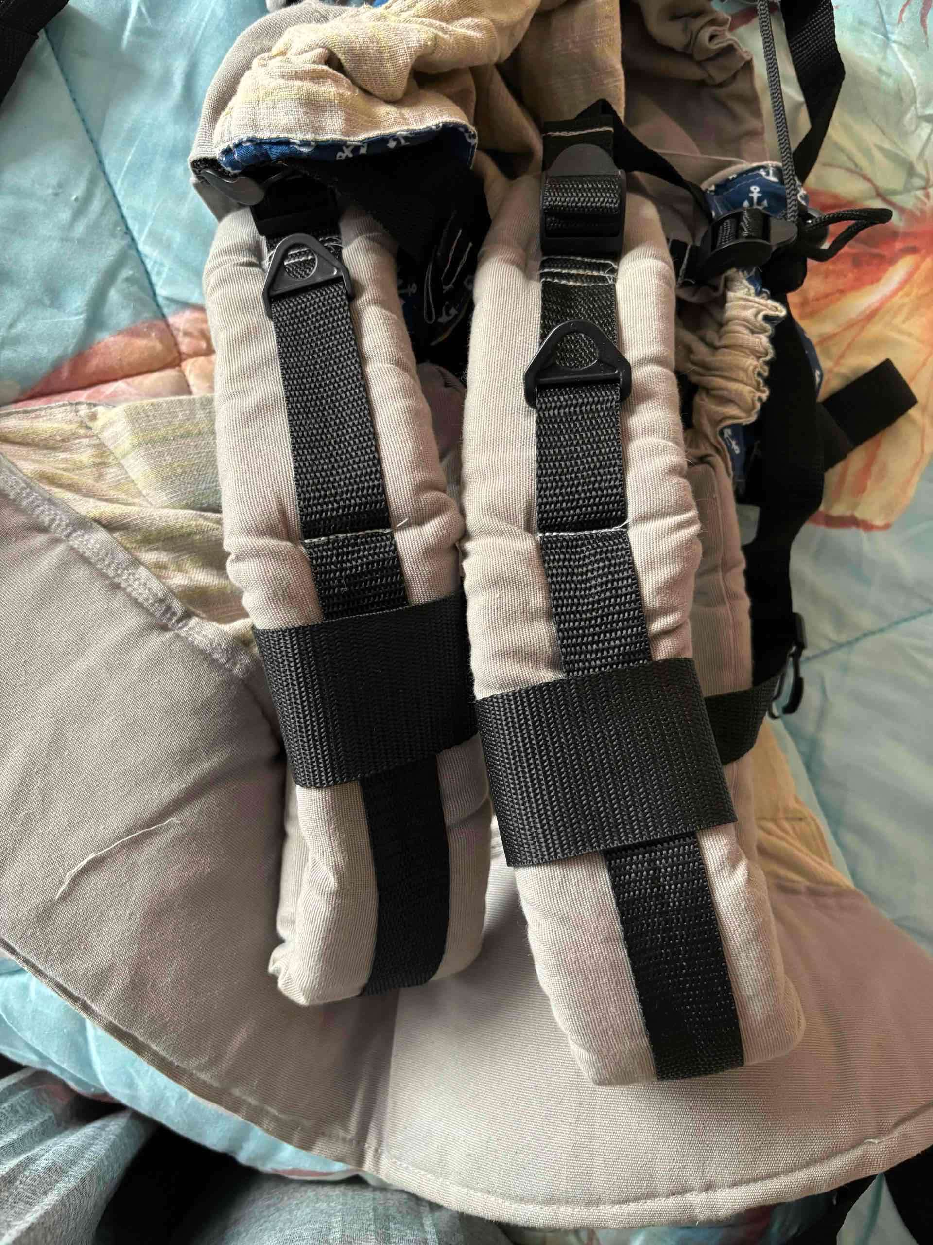 Portabebé azul anclas - 4