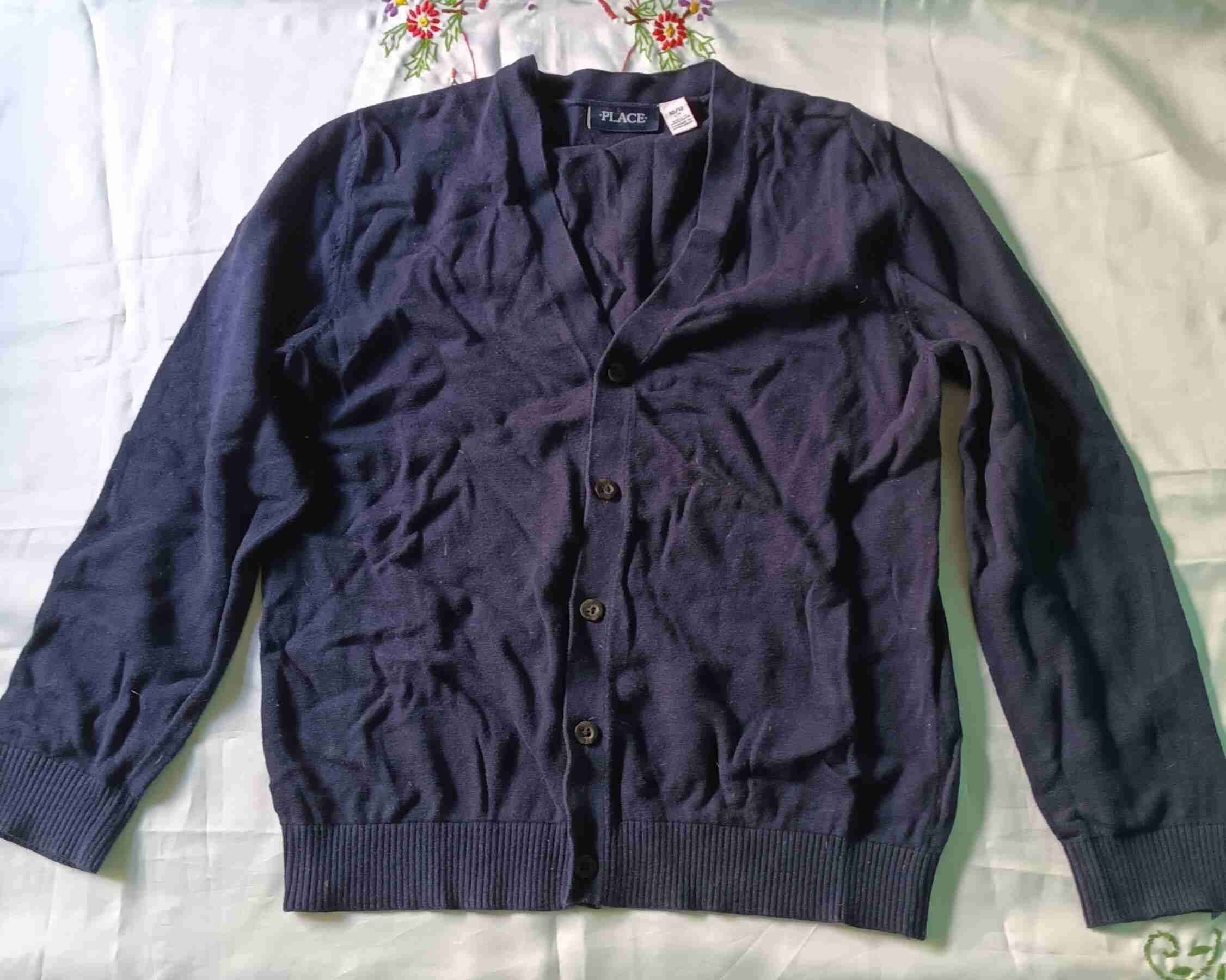 Cárdigan azul marino - miniatura 1