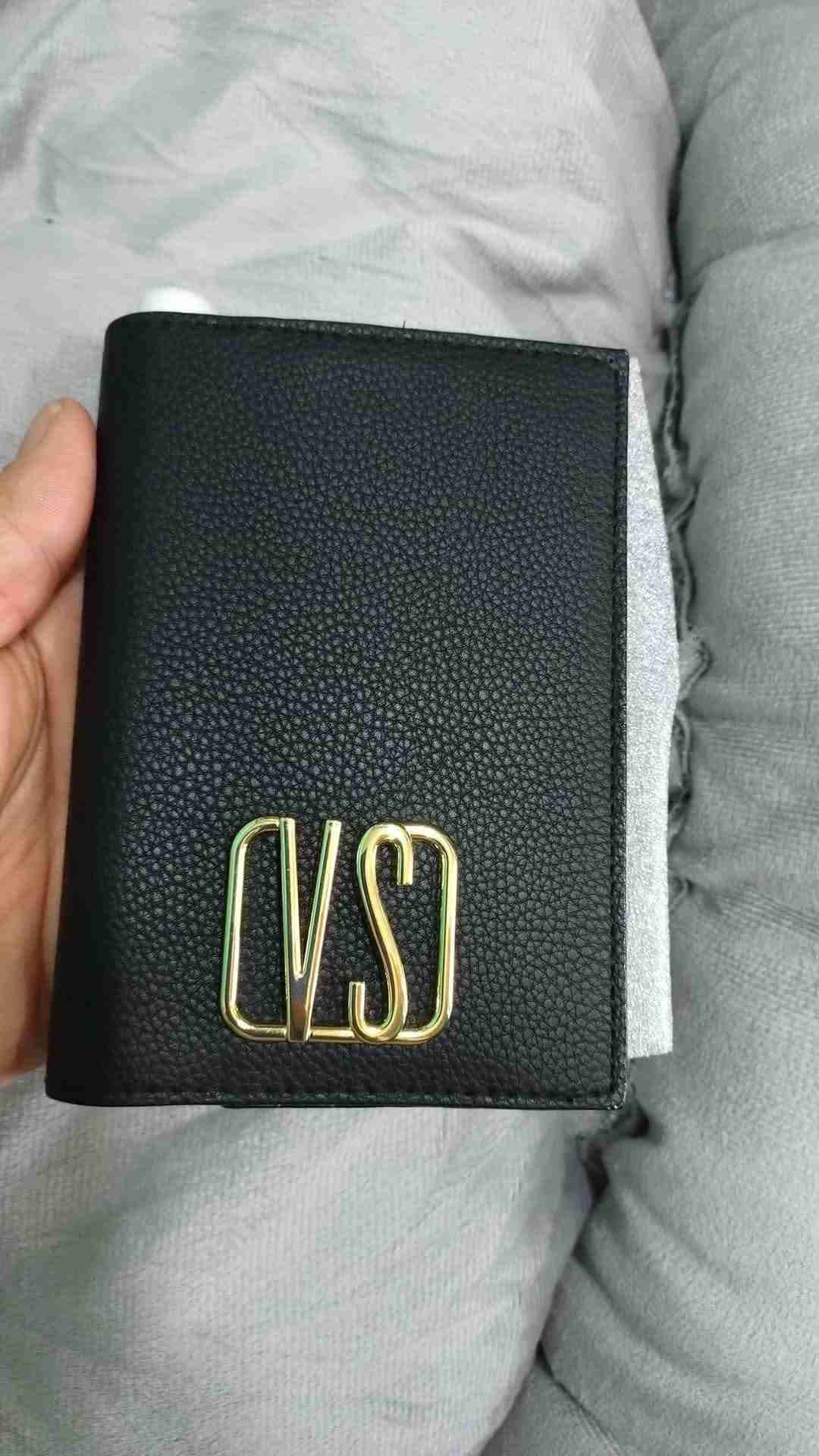 Portadocumentos negro para pasaporte nuevo VS - miniatura 2