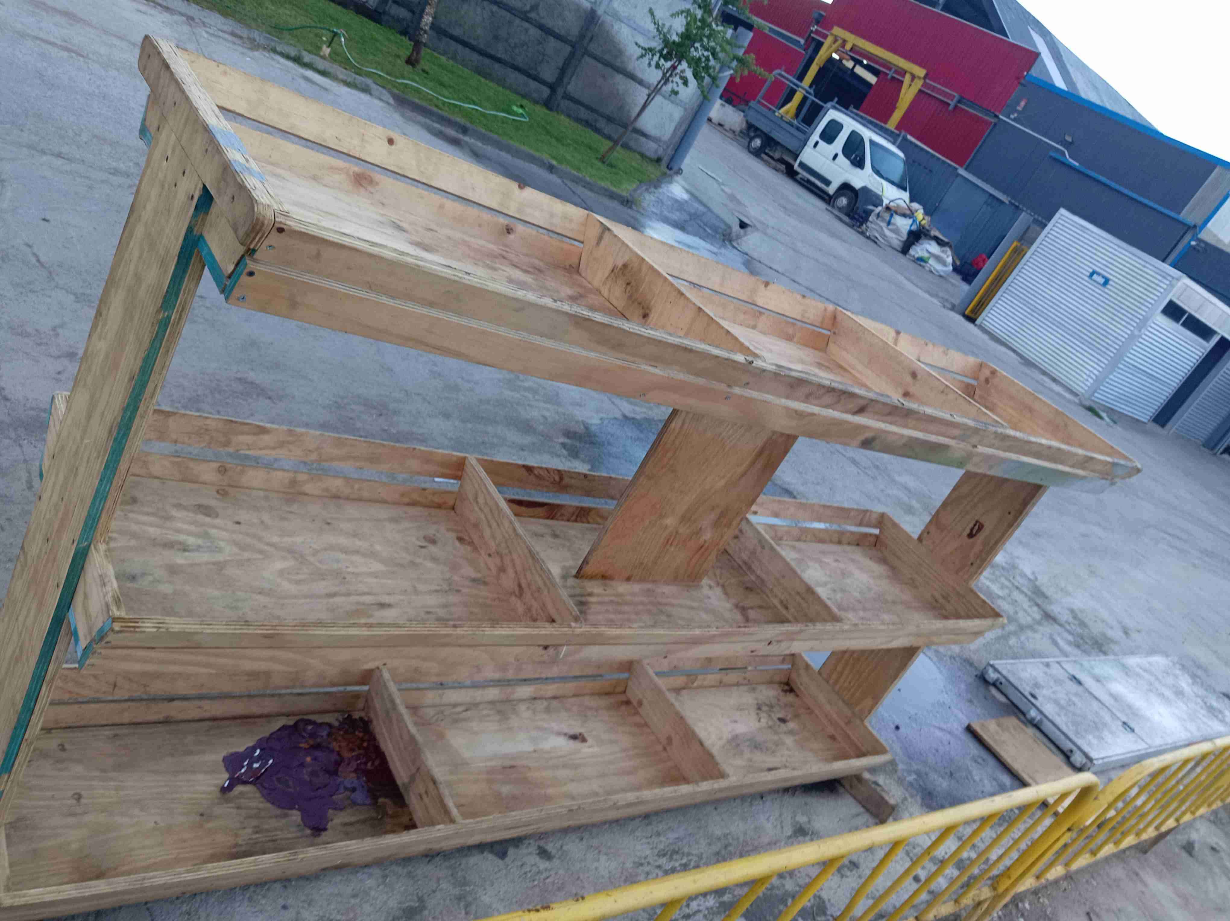 Frutera de madera rústica - miniatura 5