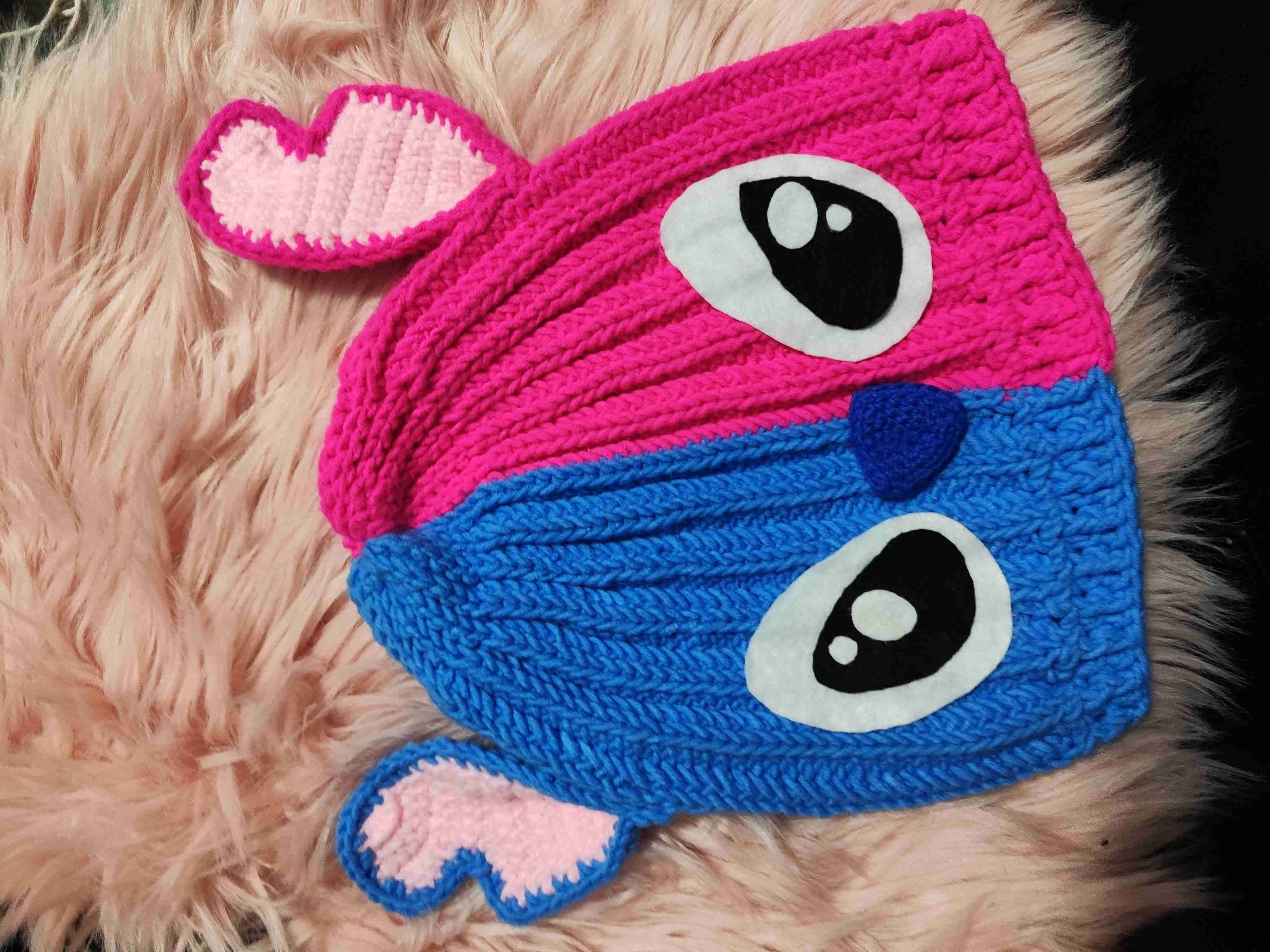 Gorro tejido  Stitch /Ángela - miniatura 2